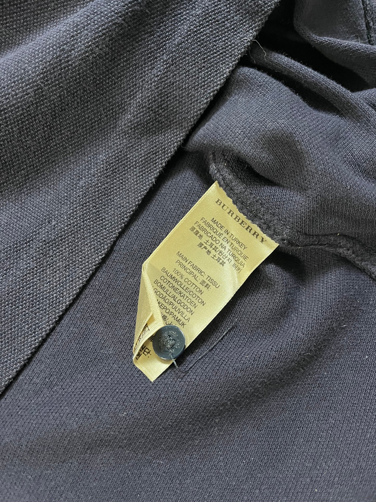 Burberry polo dark blue