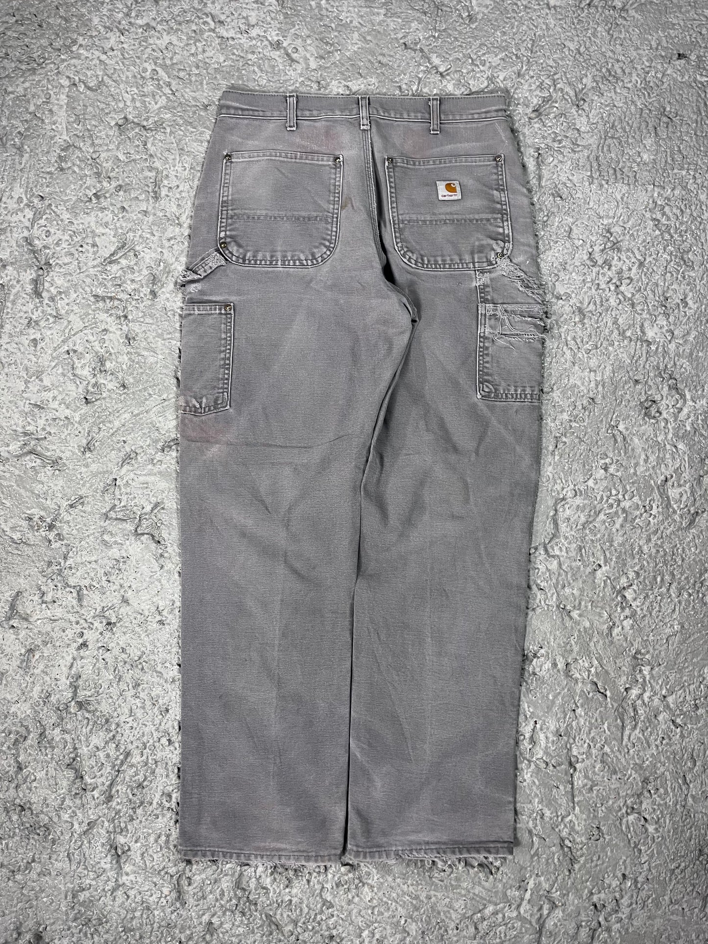 Vintage Carhartt double knee pants grey