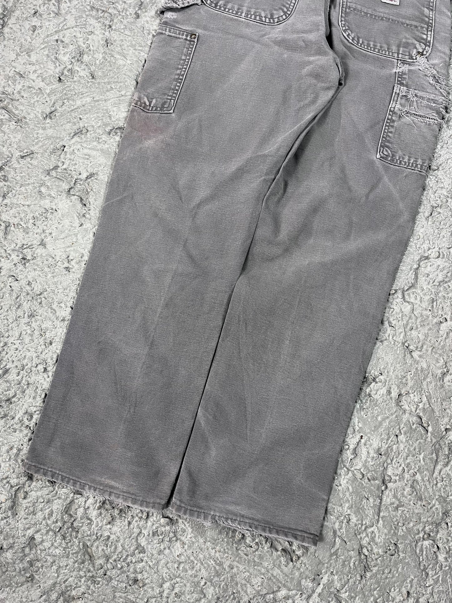 Vintage Carhartt double knee pants grey
