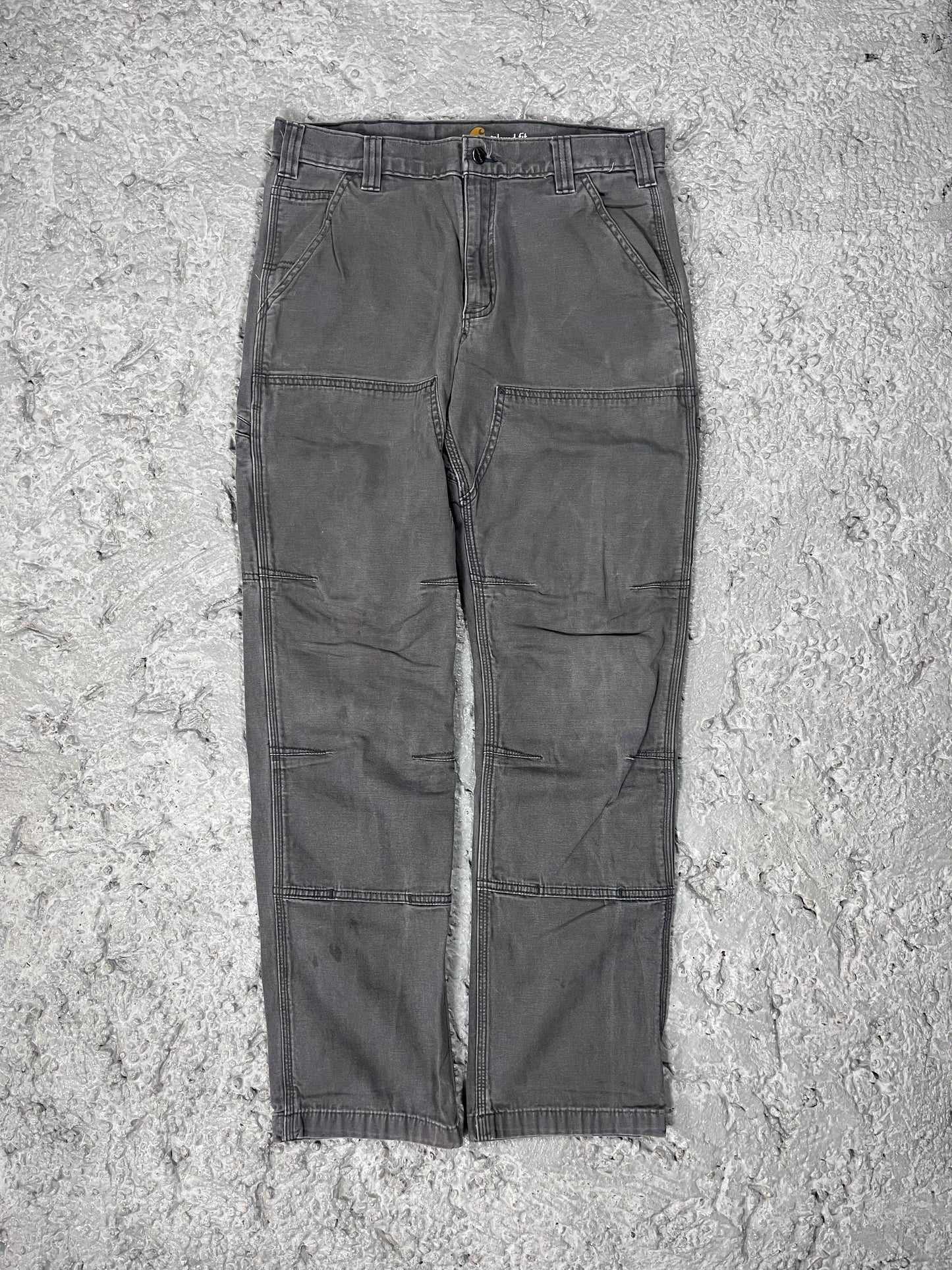 Carhartt double knee pants grey