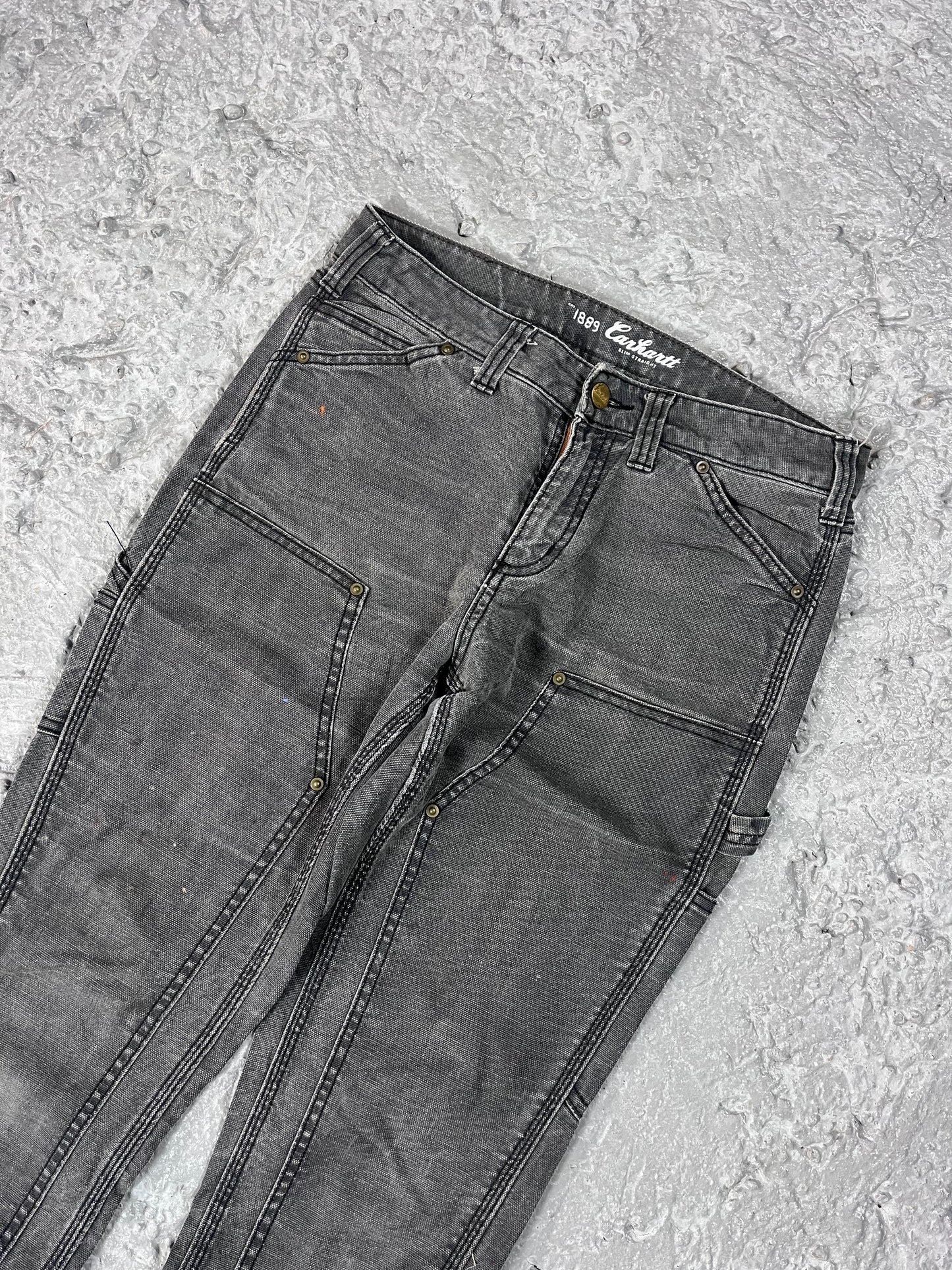 Carhartt double knee pants grey