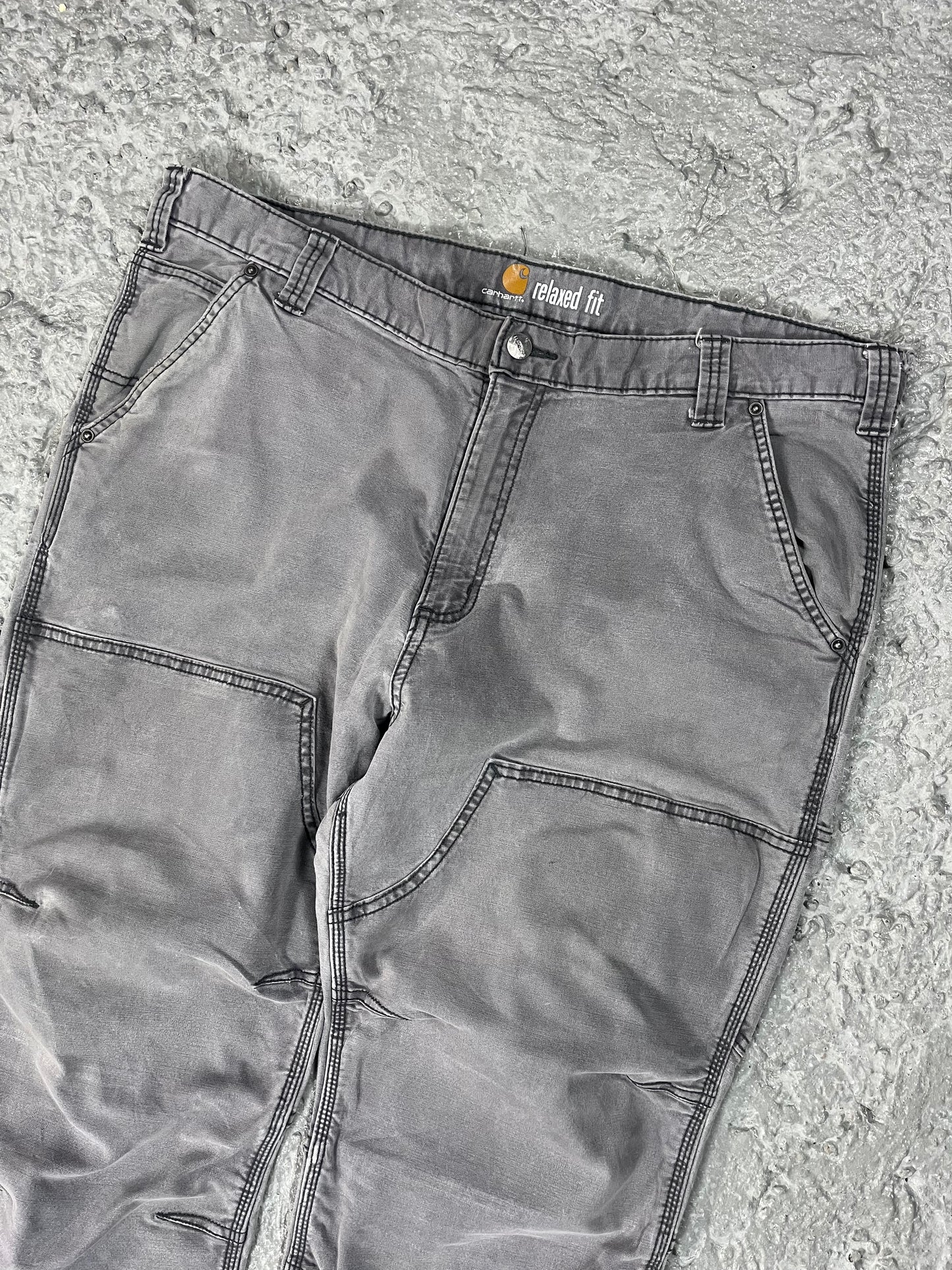 Carhartt double knee pants grey