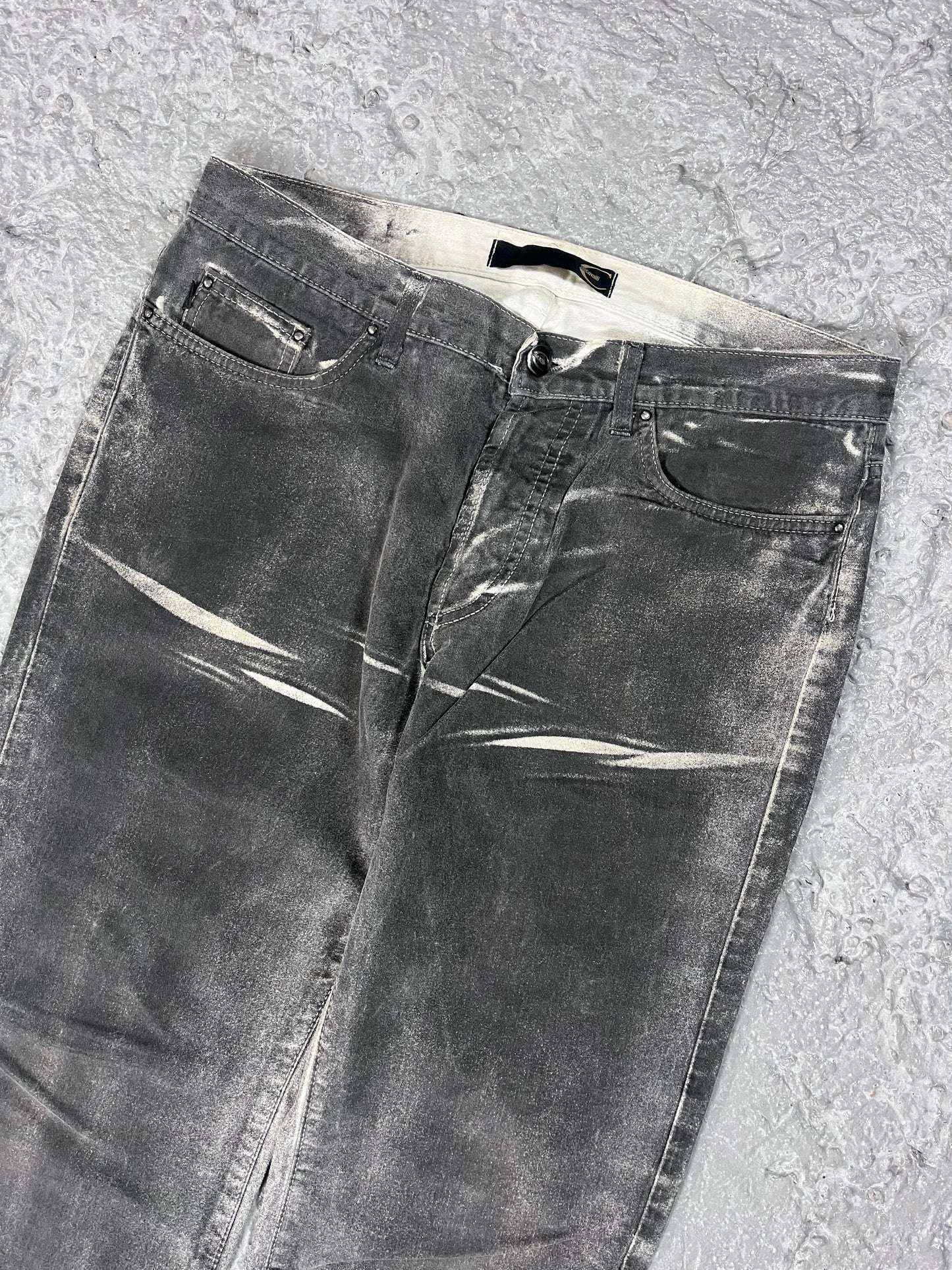 Y2K Just Cavalli sprayed pants