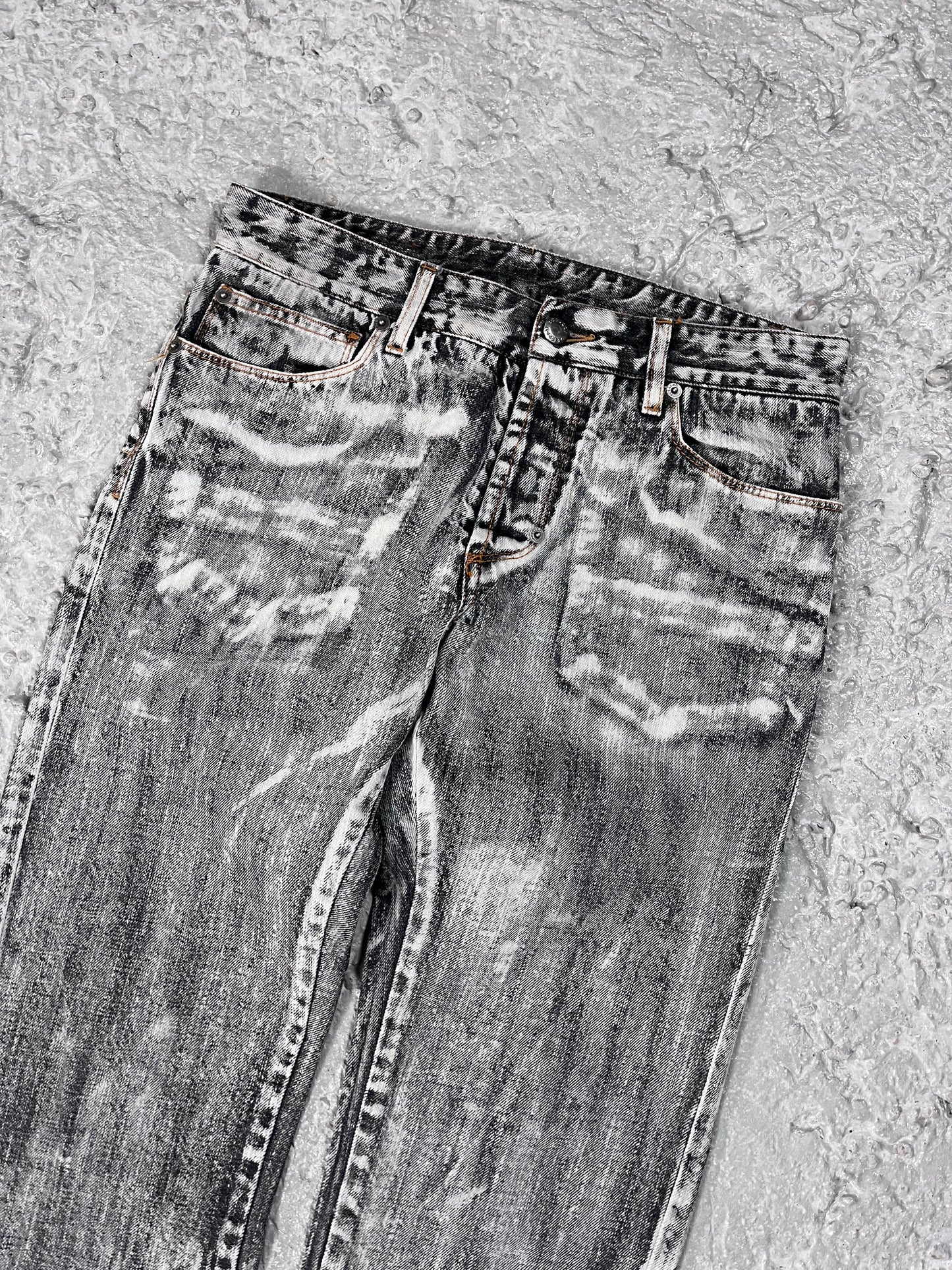 Y2K iceberg paint pants