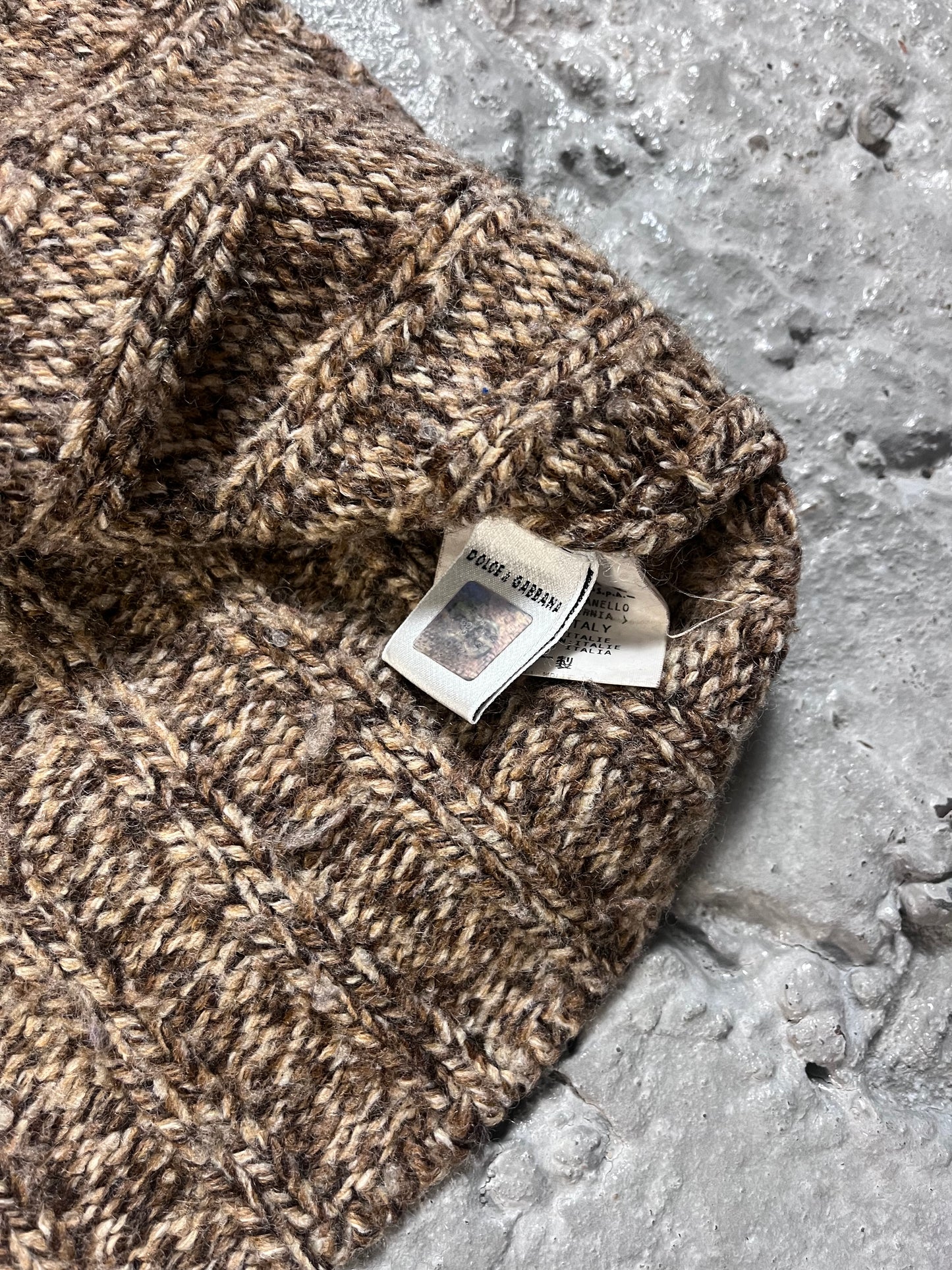 Dolce & Gabbana knitted turtle neck Y2K