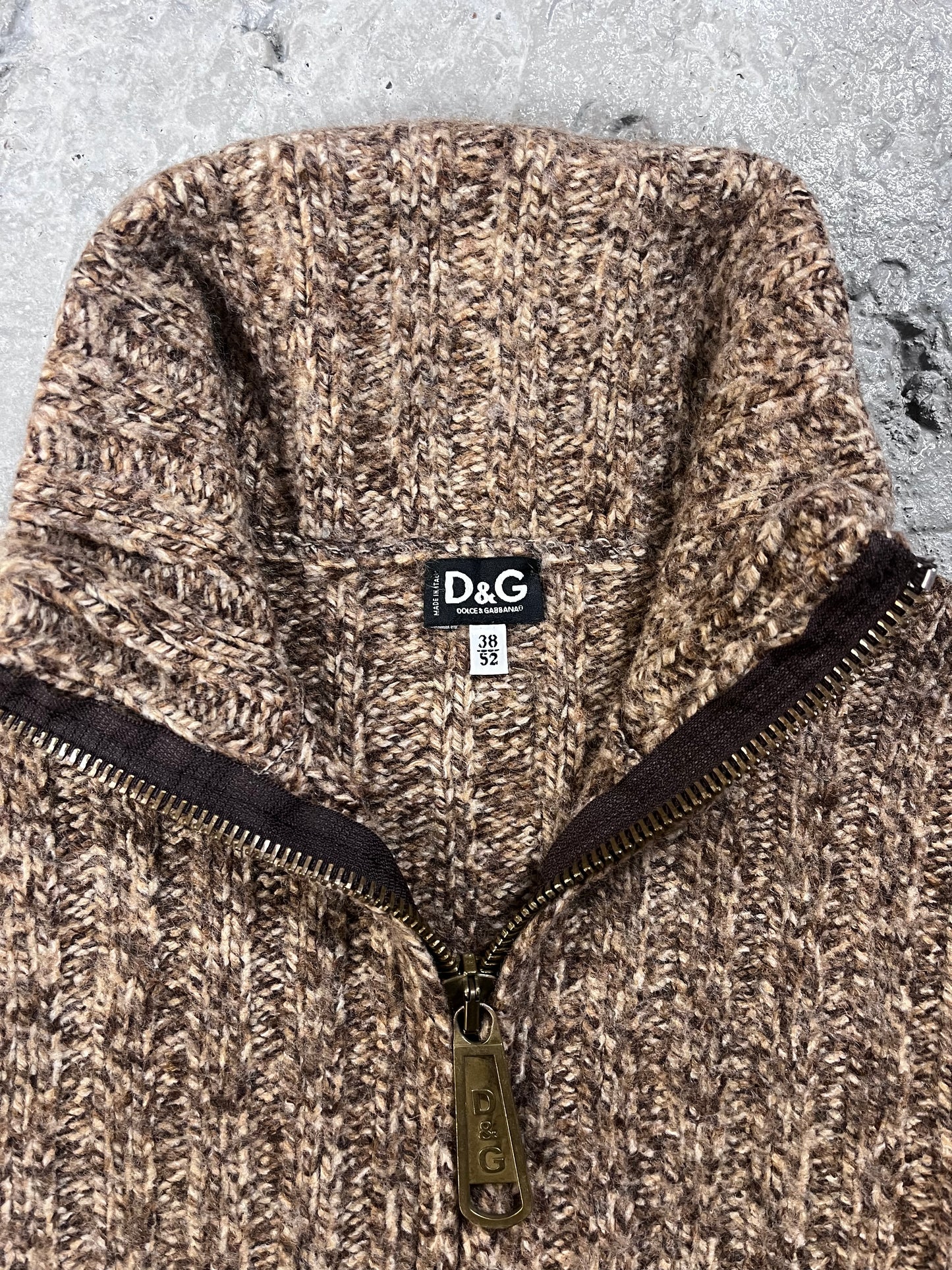 Dolce & Gabbana knitted turtle neck Y2K