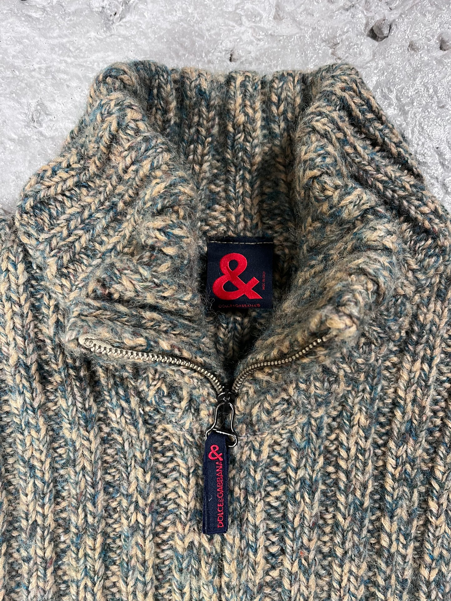 Dolce & Gabanna turtleneck zip up