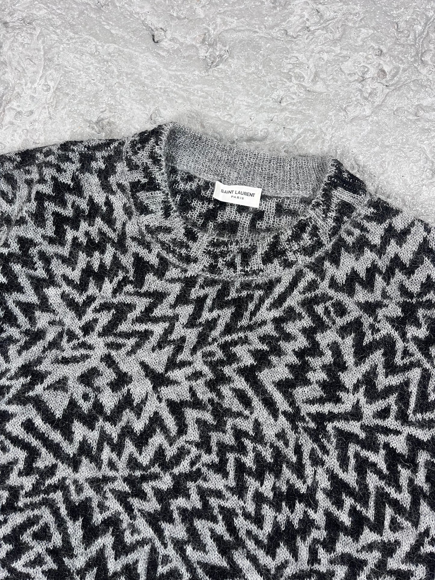 Saint Laurent AW19 mohair sweater