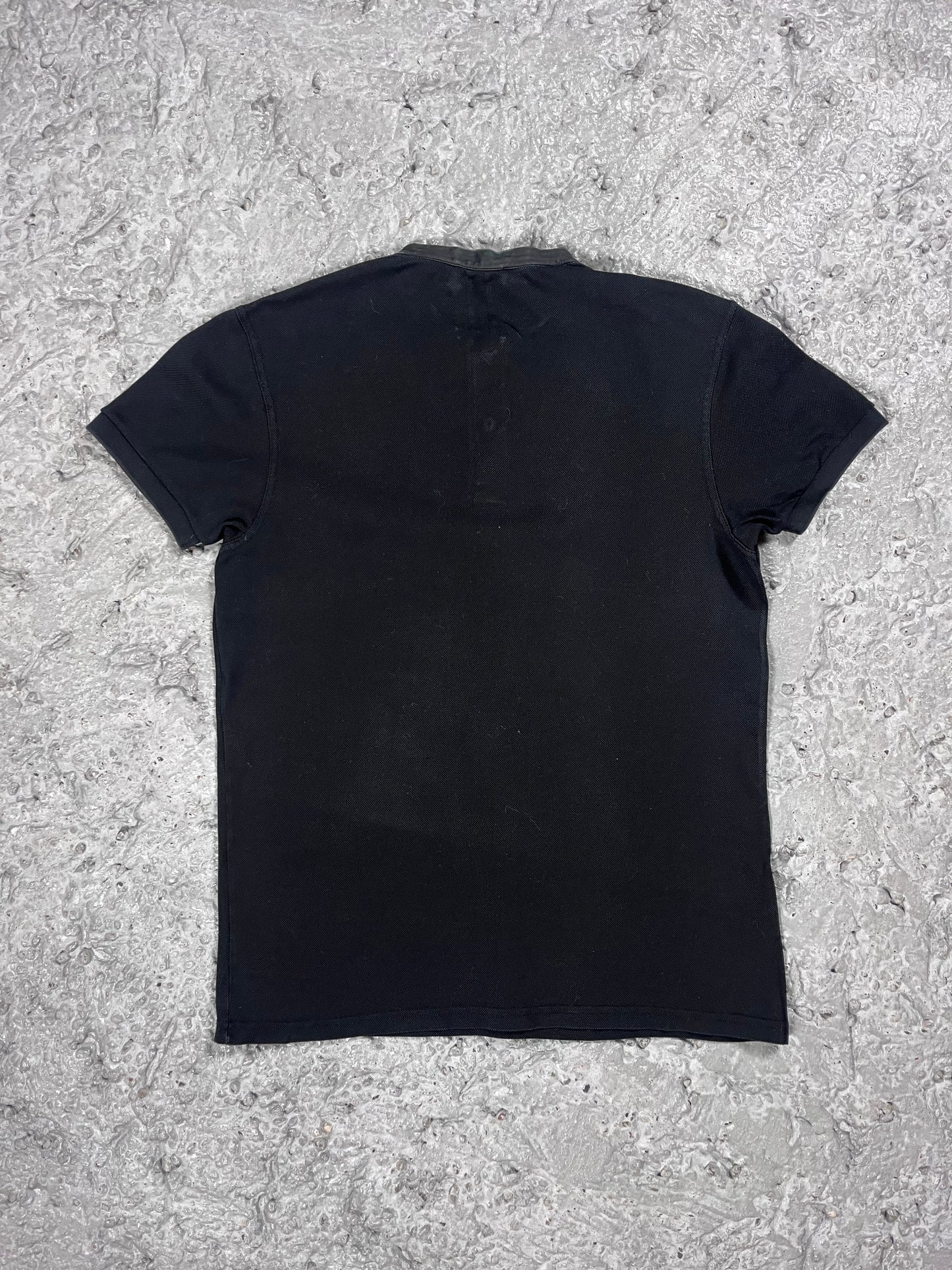 Saint Laurent leather collar polo