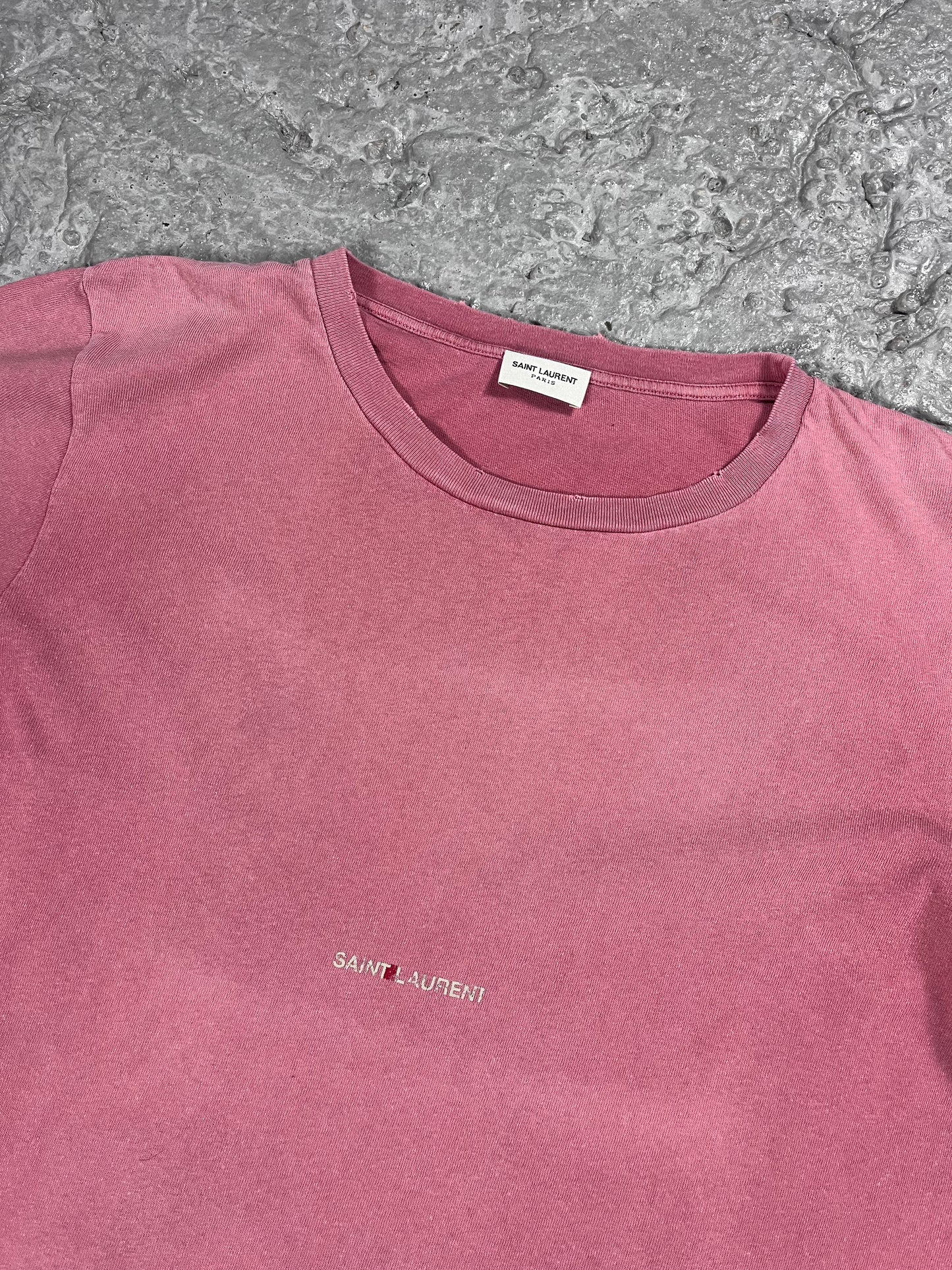 Saint Laurent T-shirt pink