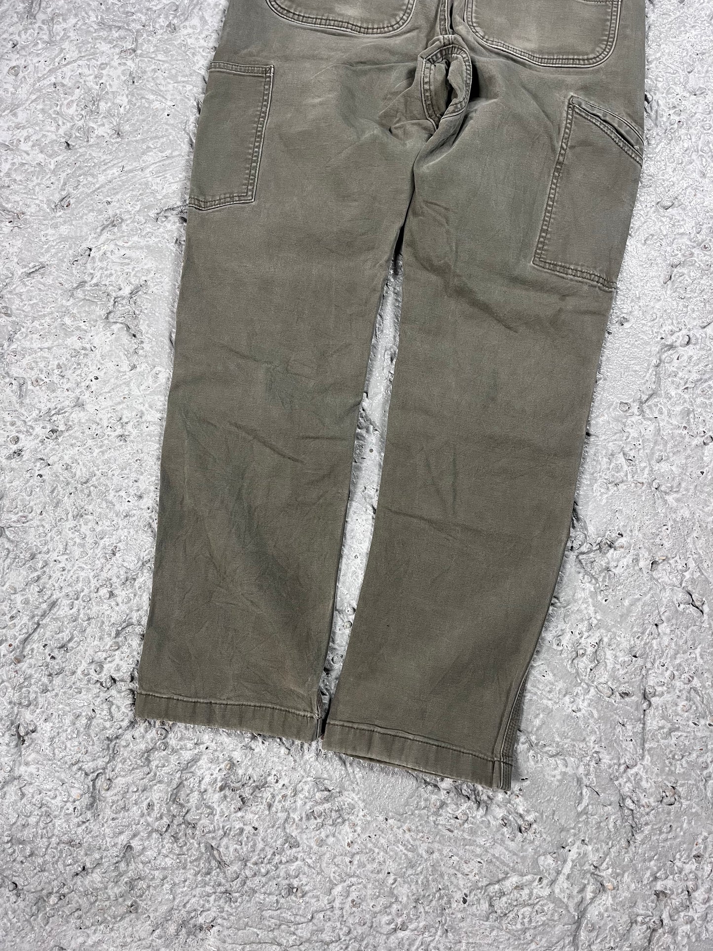 Carhartt double knee pants green olive