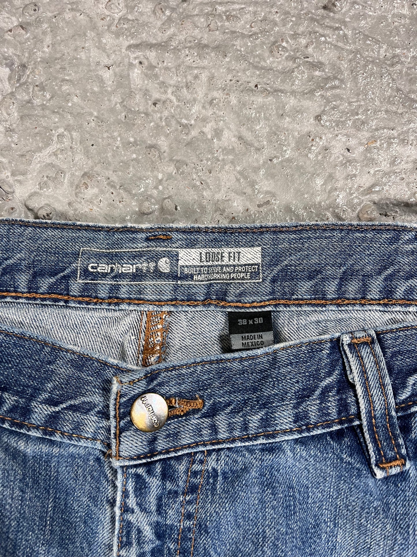 Carhartt double knee pants denim