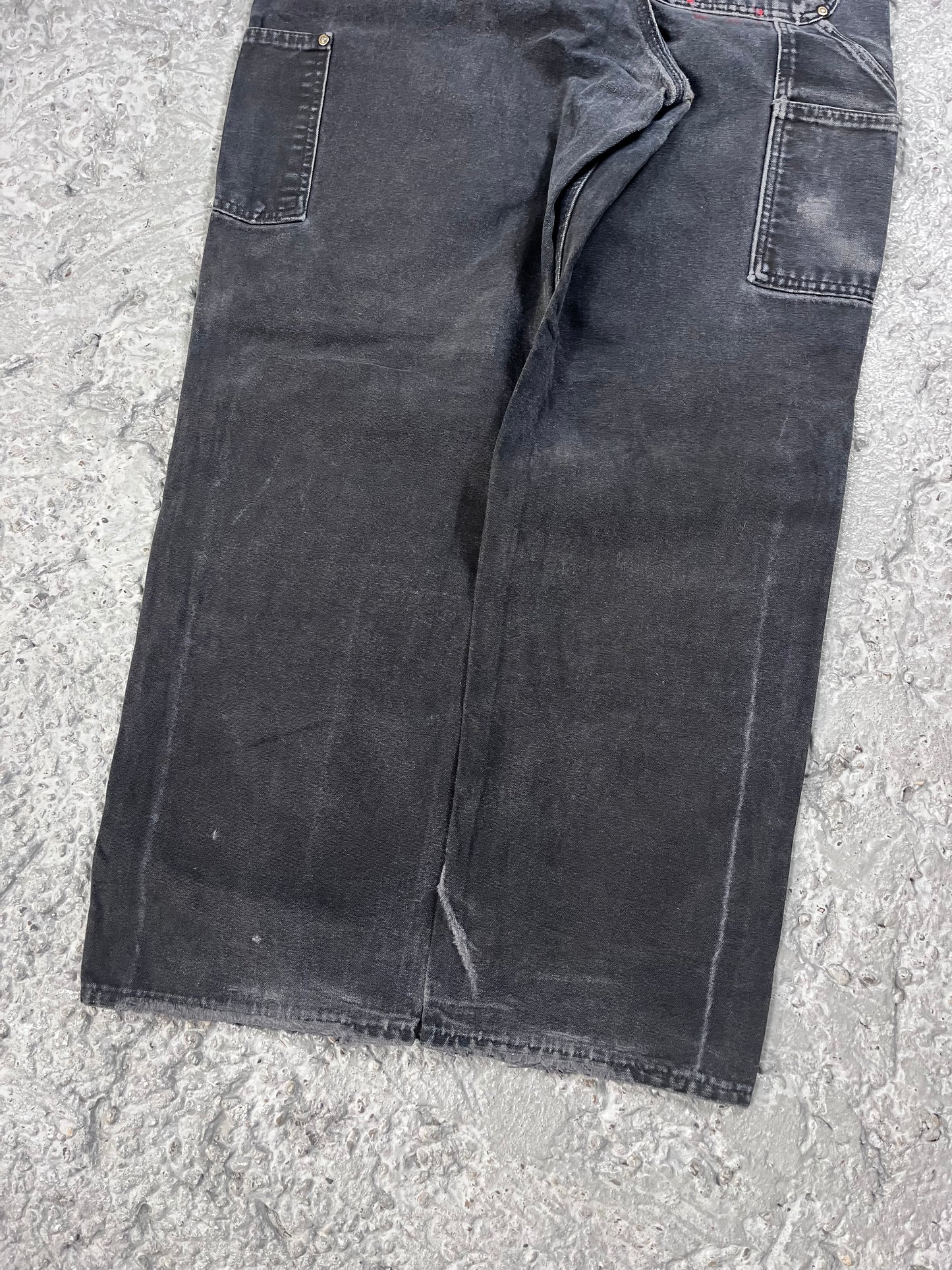 Carhartt double knee pants faded black