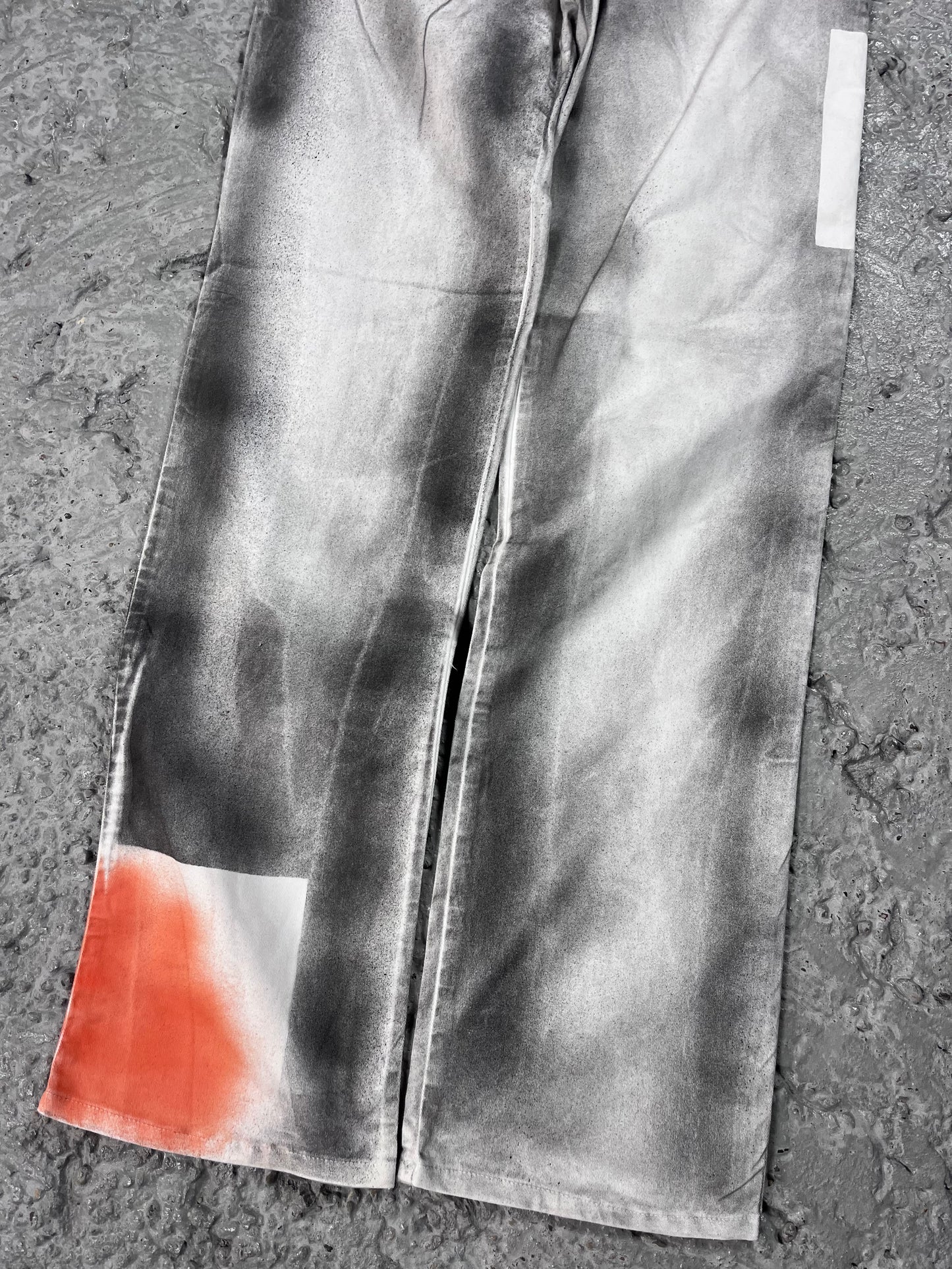 Roberto Cavalli Class sprayed jeans