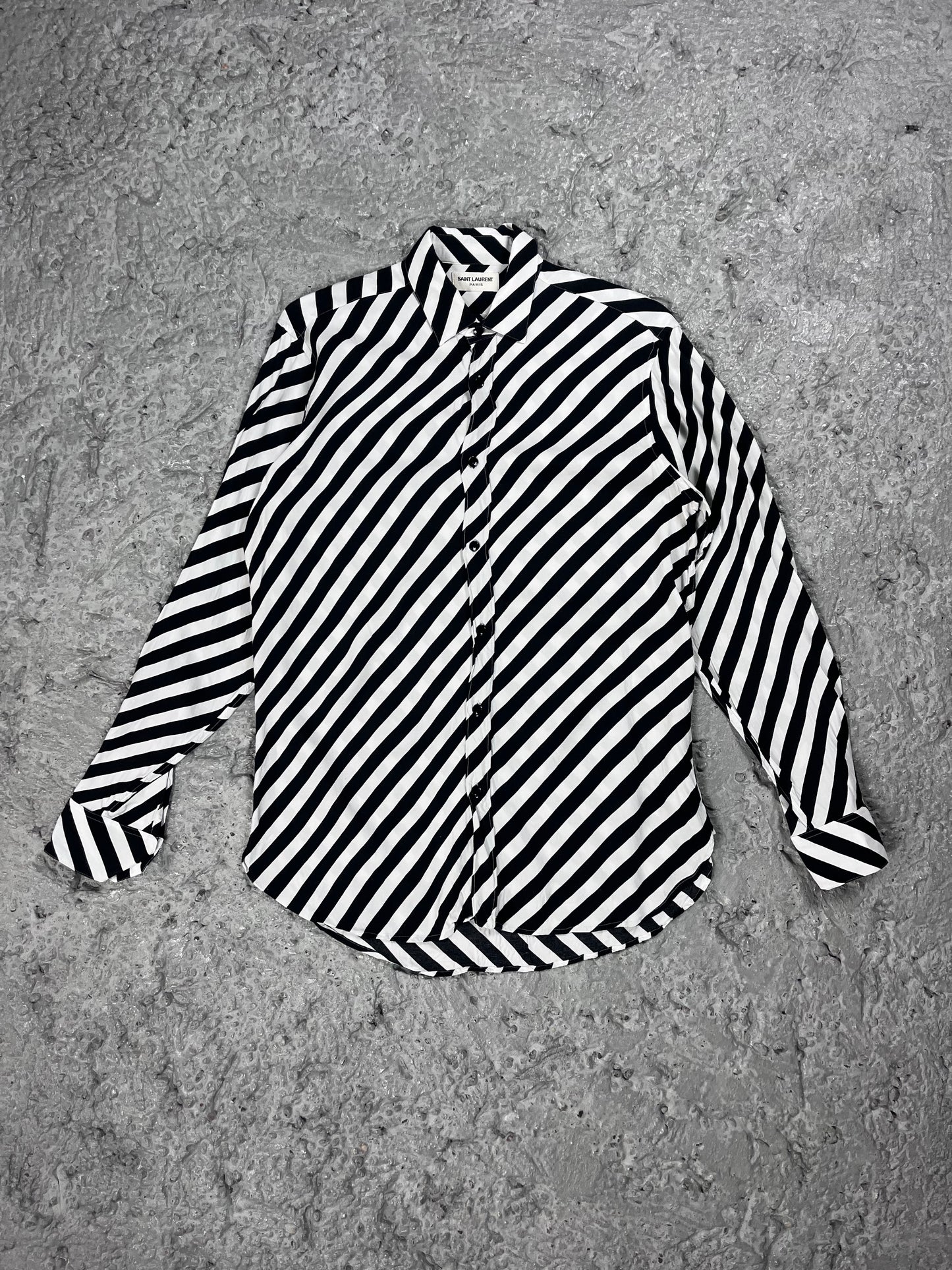 Saint Laurent striped shirt sample