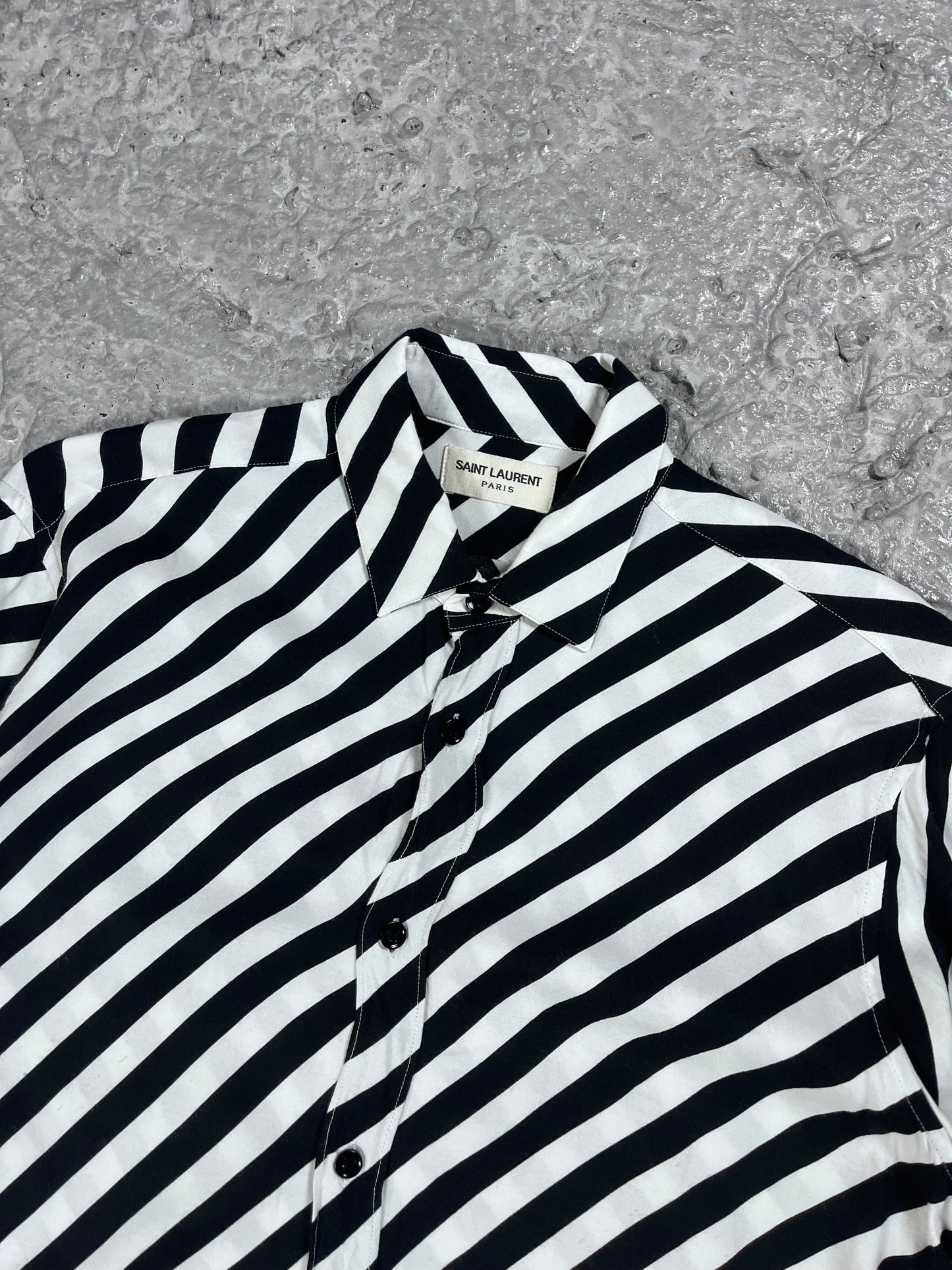 Saint Laurent striped shirt sample