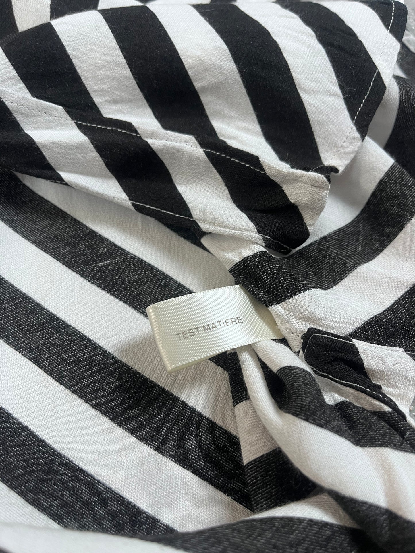 Saint Laurent striped shirt sample