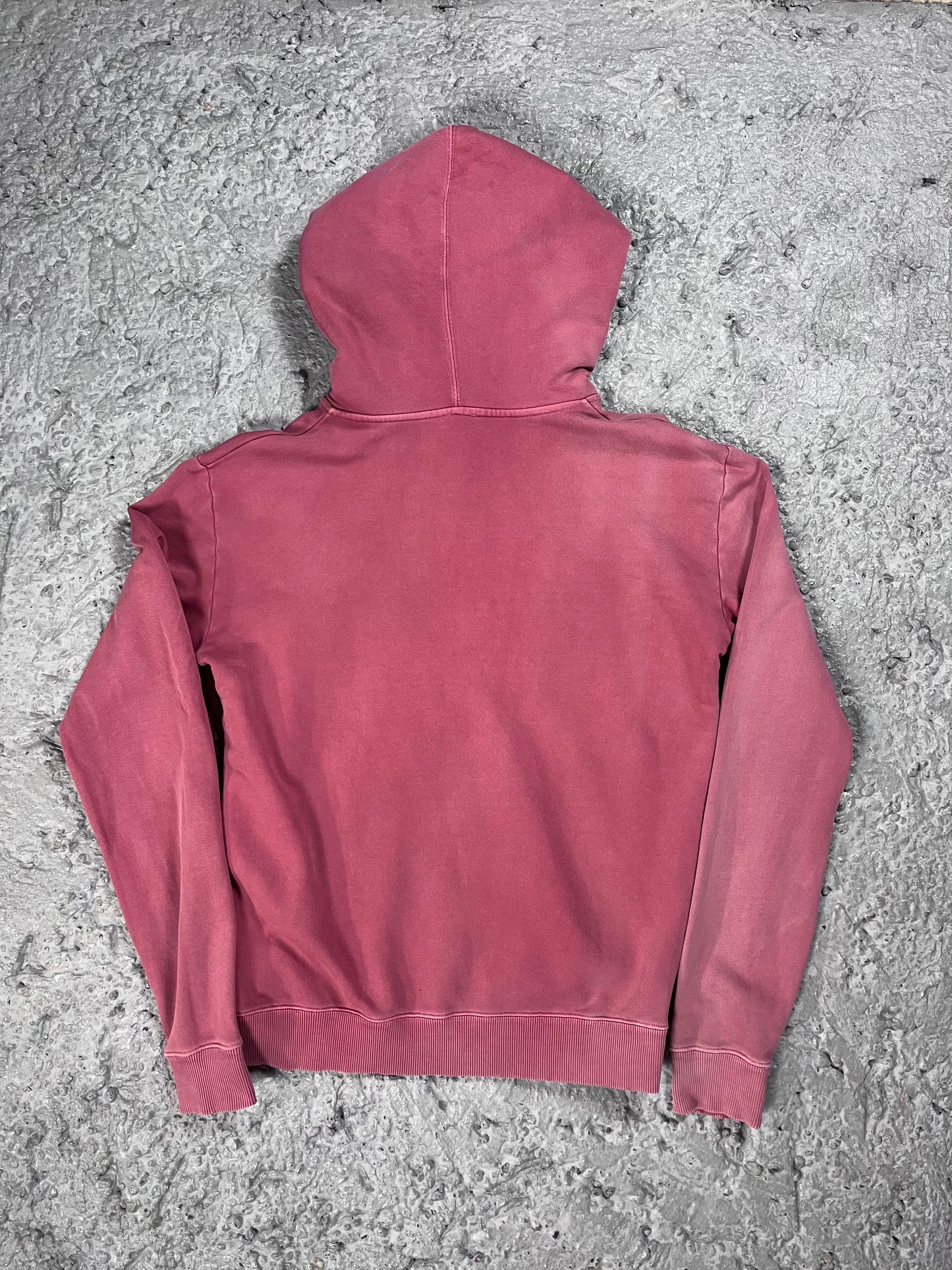 Saint Laurent t sweater hoodie faded pink sun fade