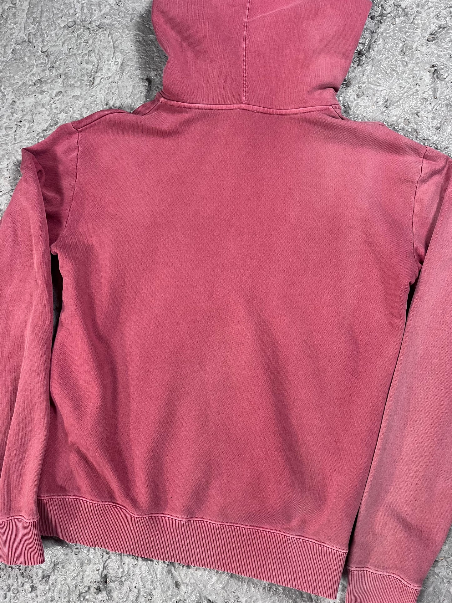 Saint Laurent t sweater hoodie faded pink sun fade