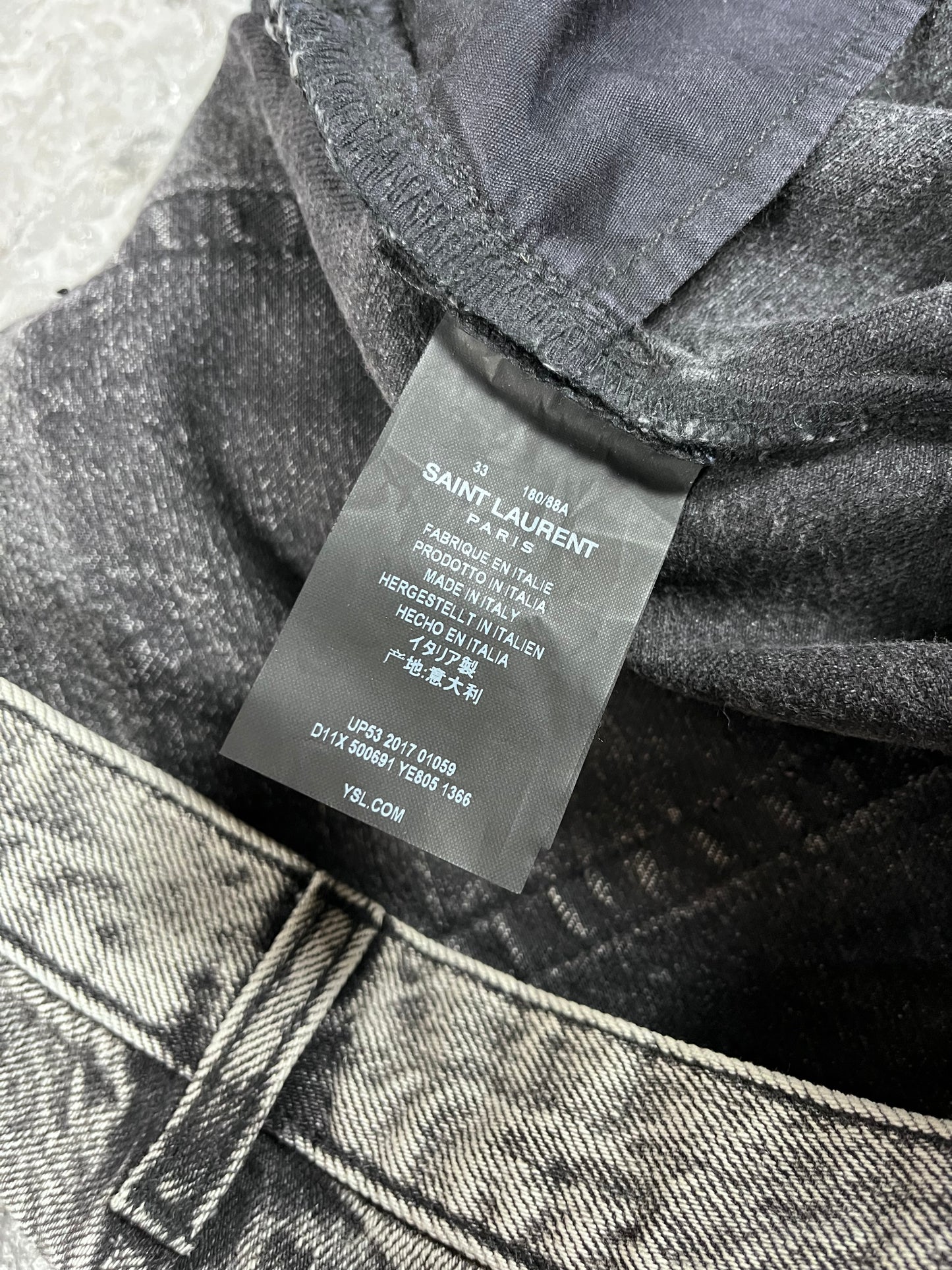 Saint laurent jeans grey D14 M/SL-LW