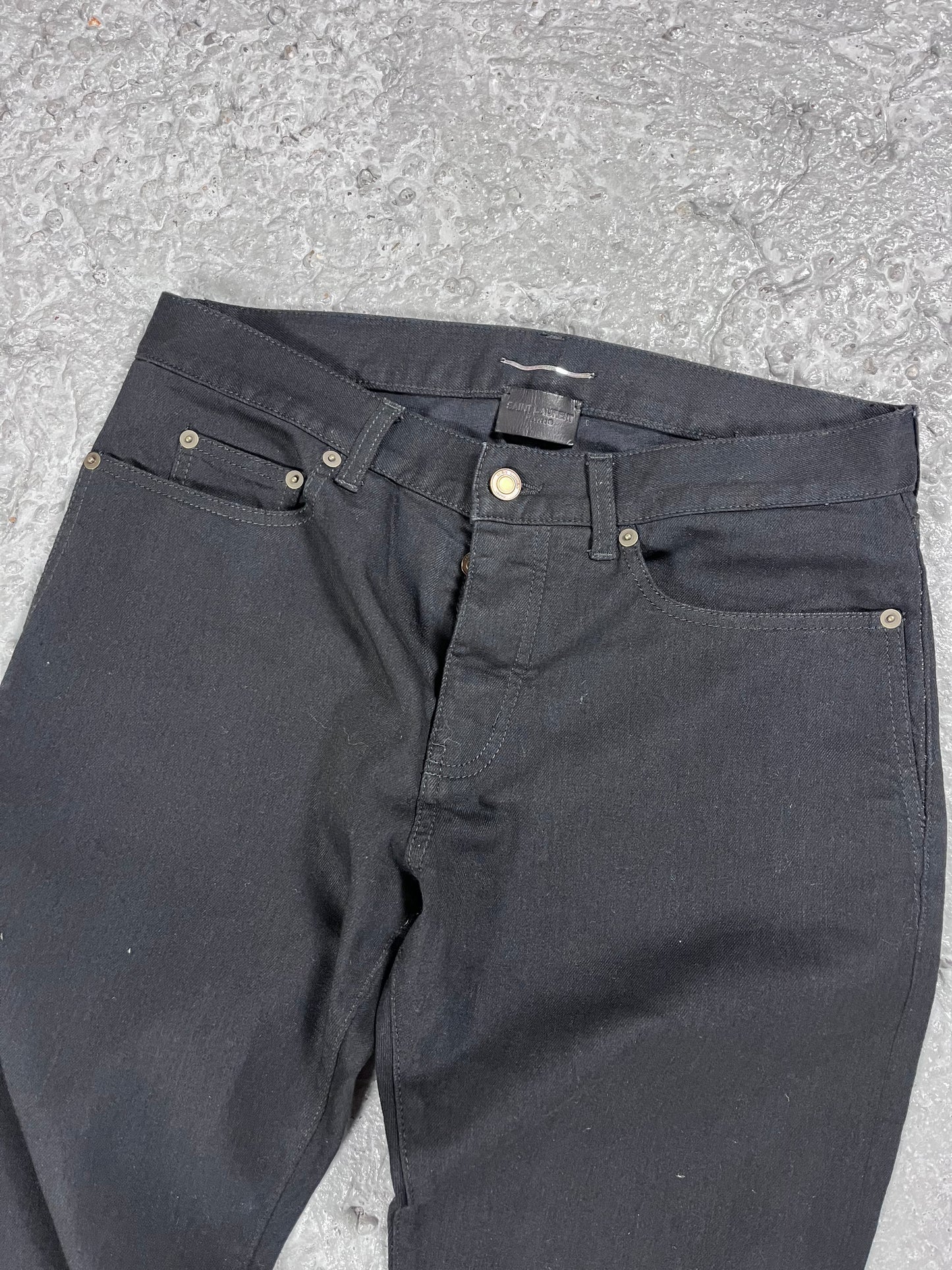 Saint Laurent black jeans sample
