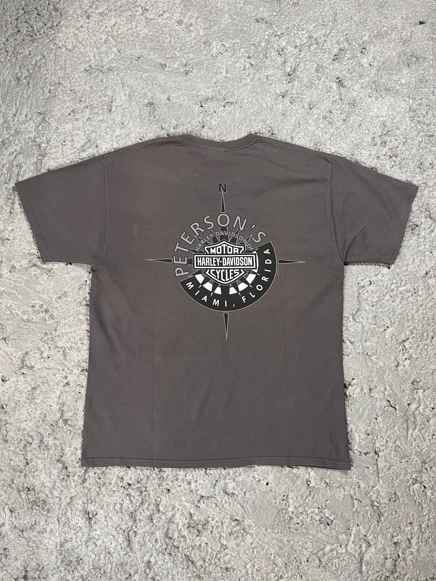 Vintage Harley davidson pocket T-shirt grey