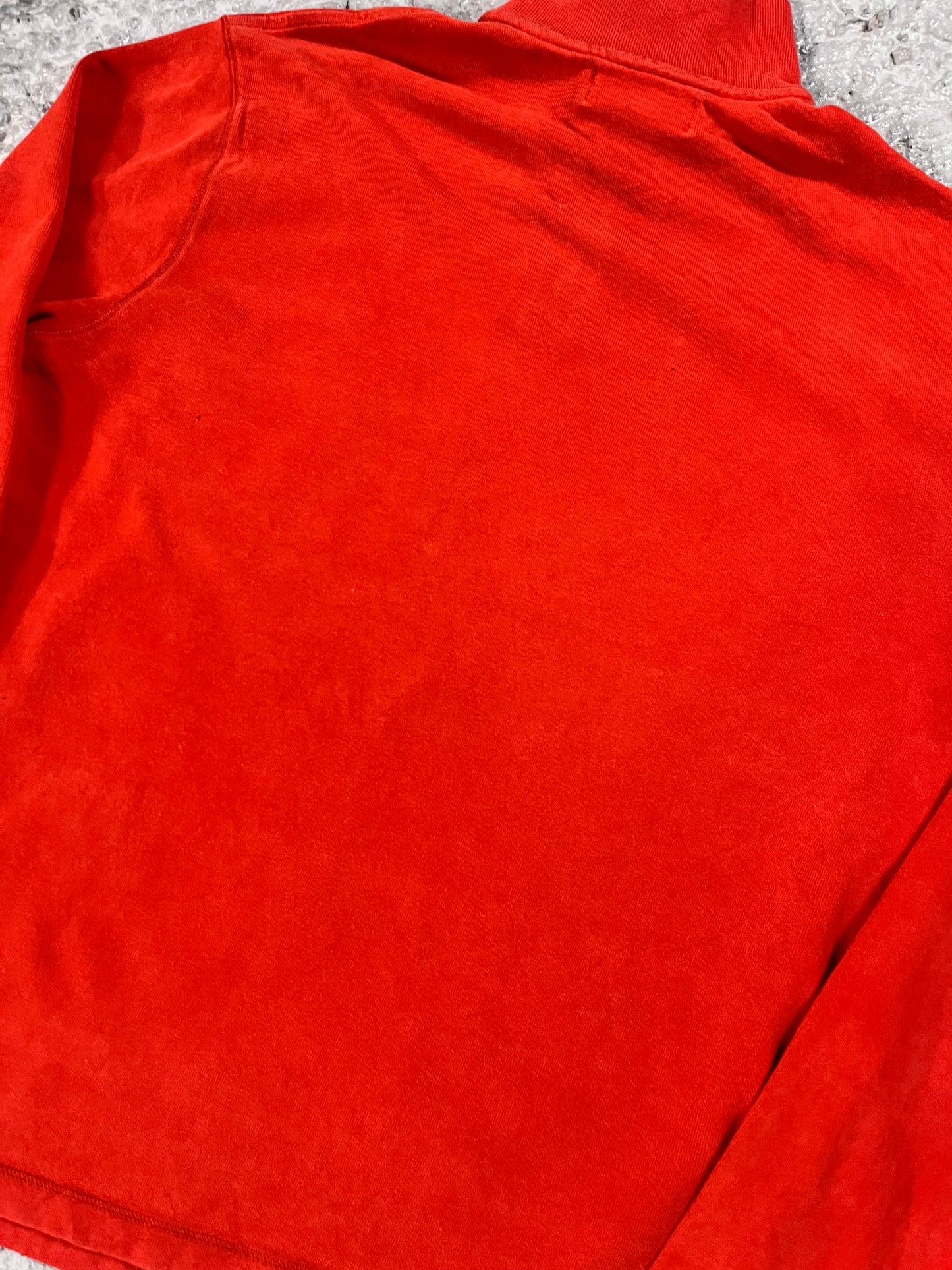 Ralph Lauren quarter zip red orange