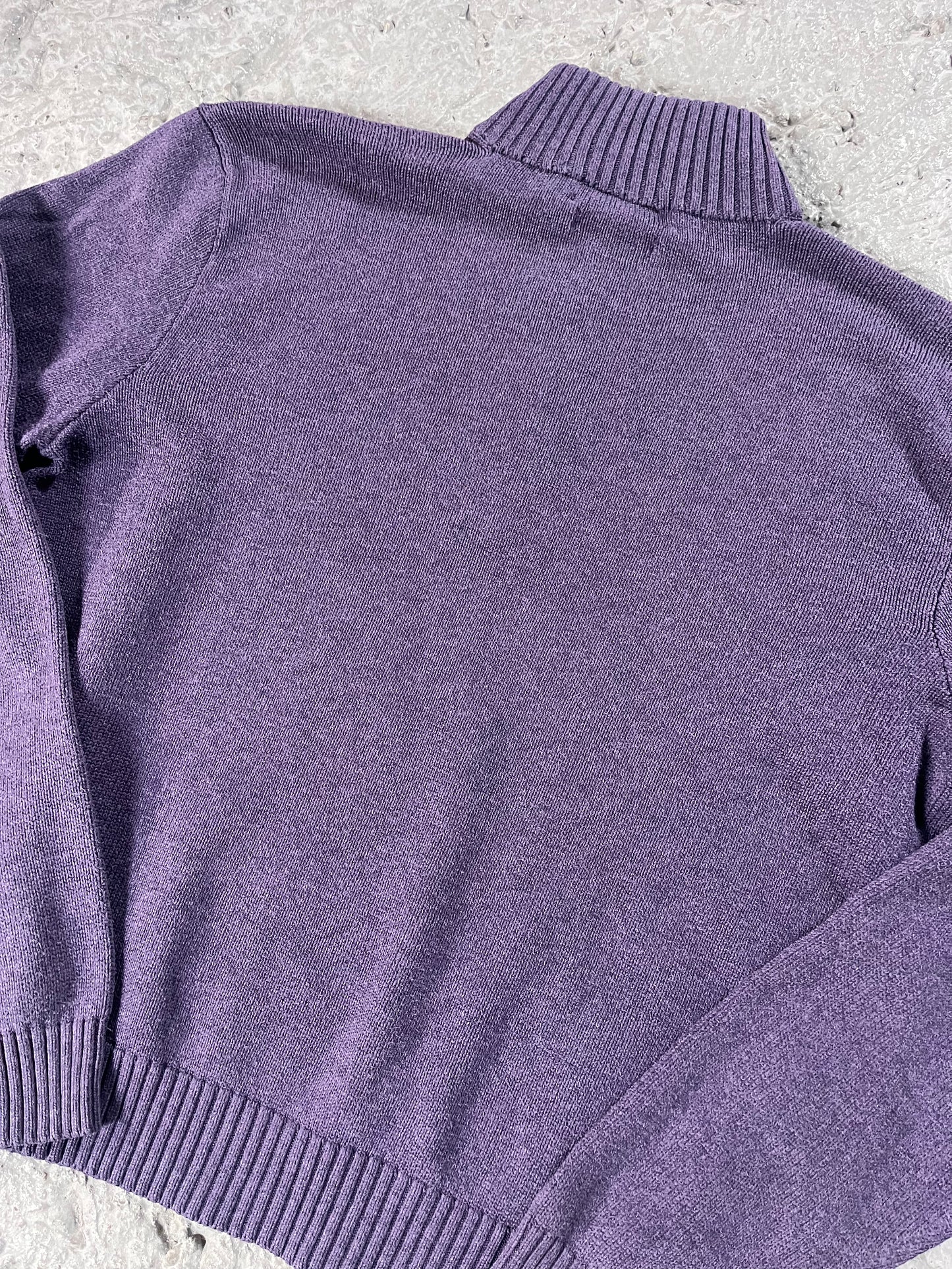 Vintage Ralph Lauren quarter zip purple