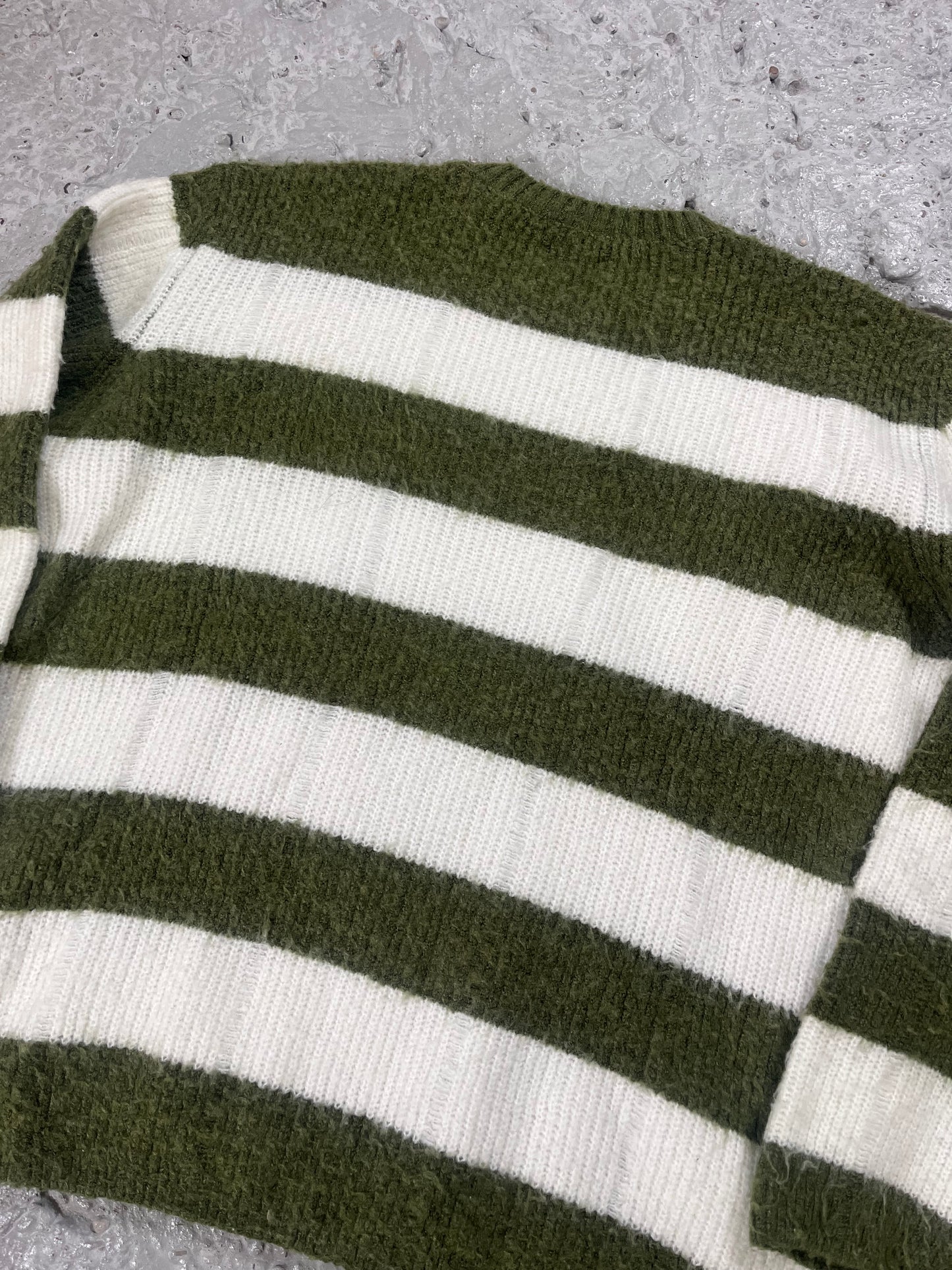 Flaneur Homme knitted sweater green