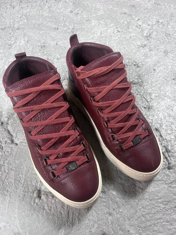 Balenciaga Arena burgundy bordeaux red