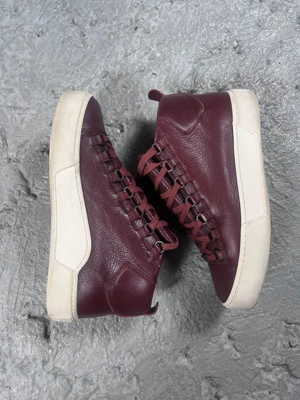 Balenciaga Arena burgundy bordeaux red