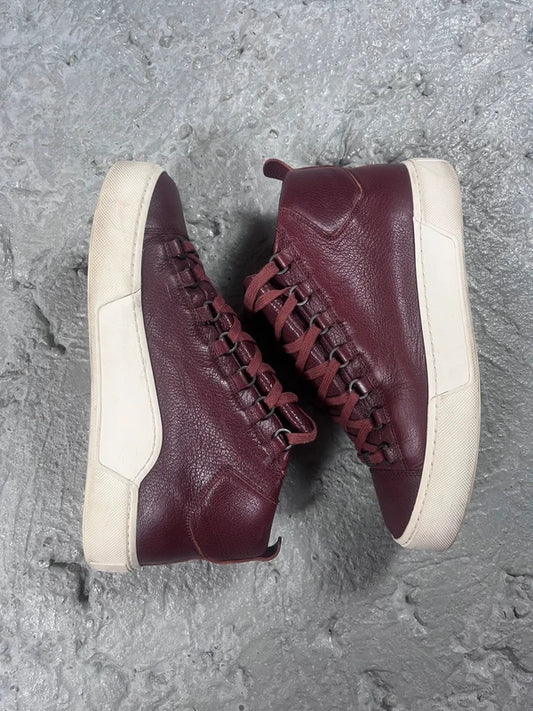 Balenciaga Arena burgundy bordeaux red