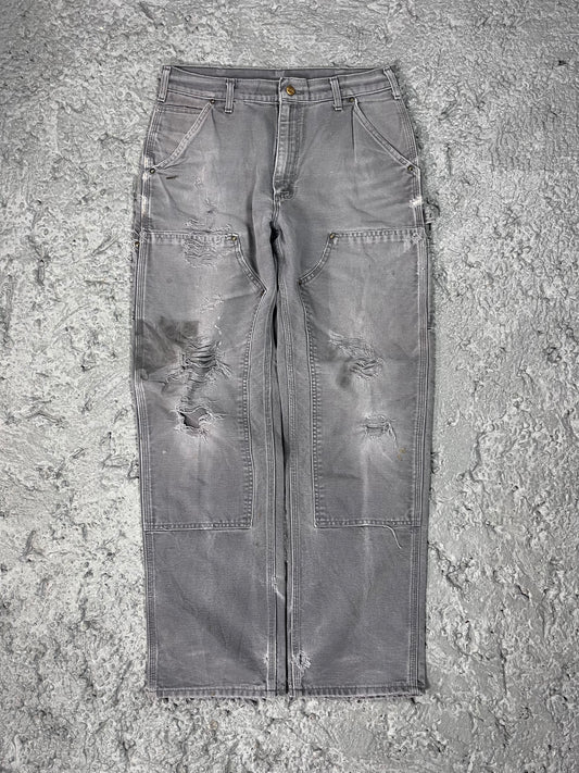 Vintage Carhartt double knee pants grey