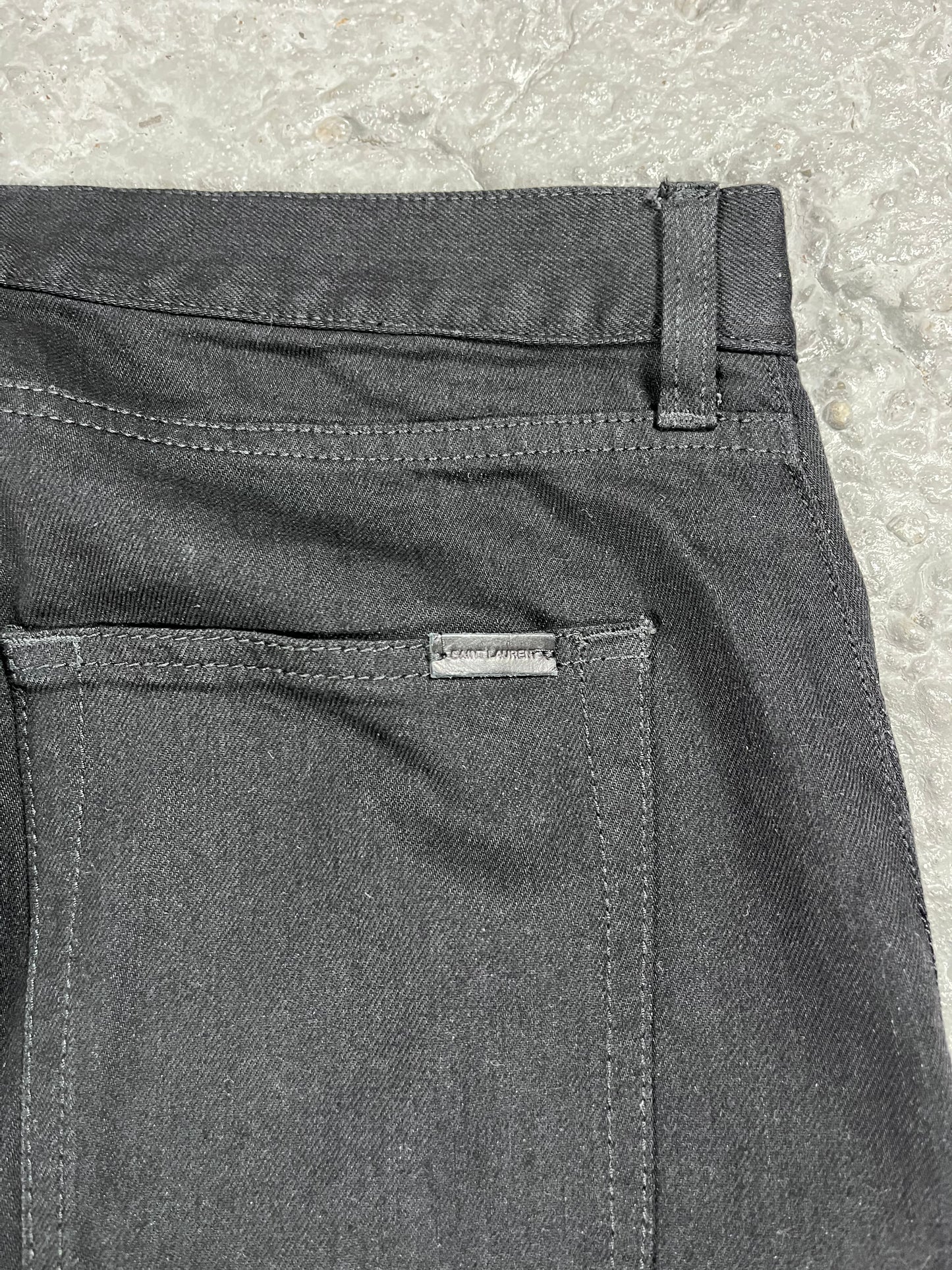 Saint Laurent black jeans sample