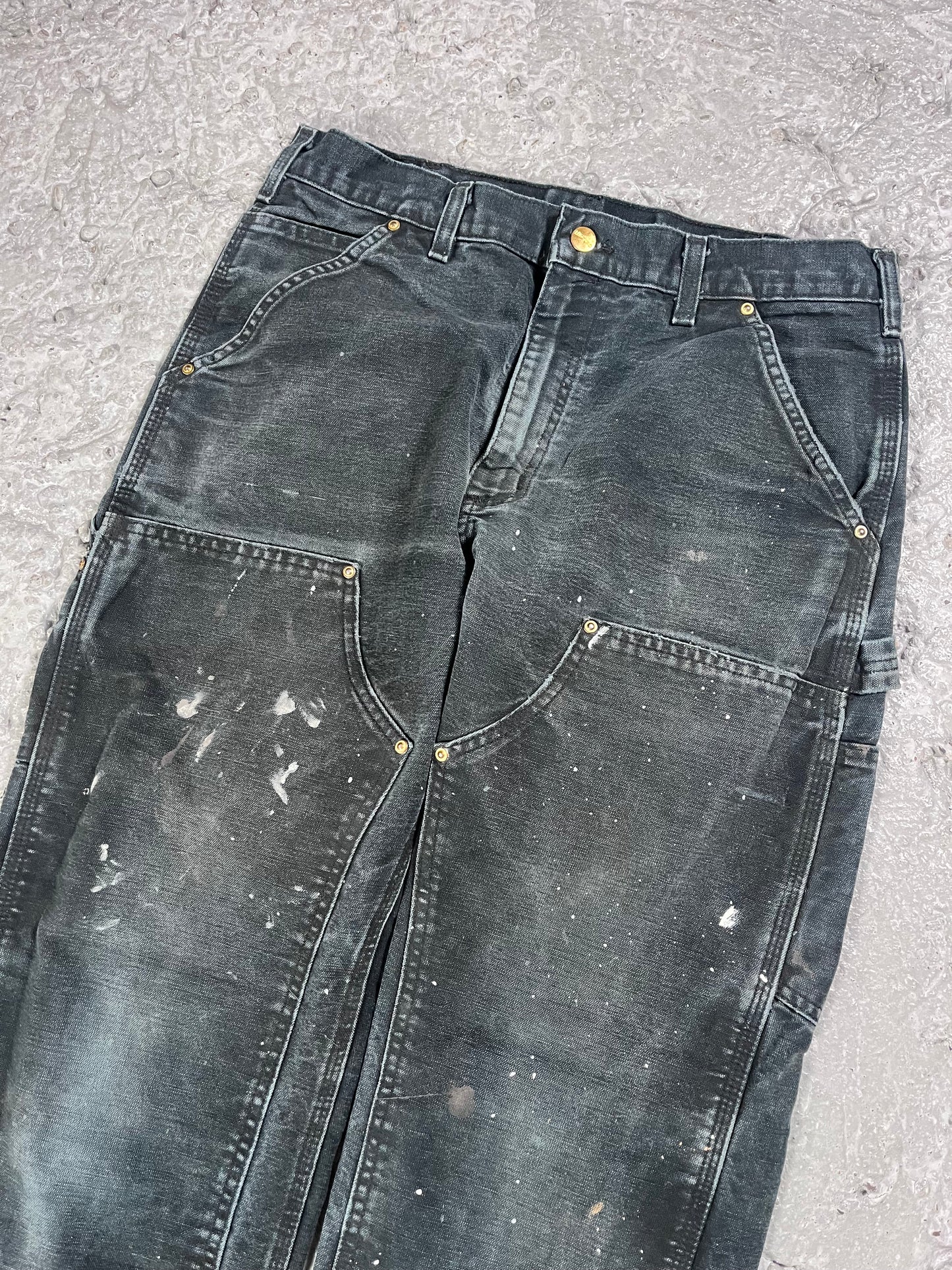 Vintage Carhartt double knee pants black