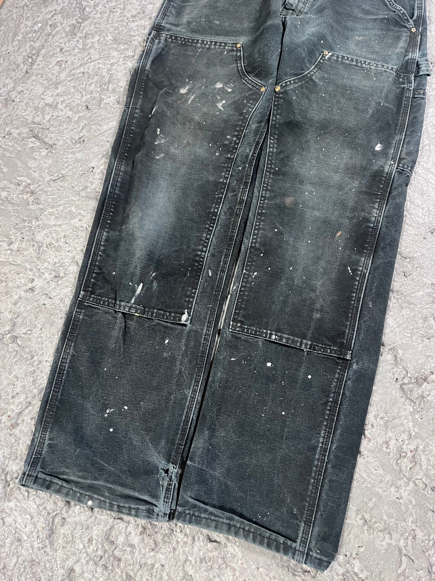 Vintage Carhartt double knee pants black