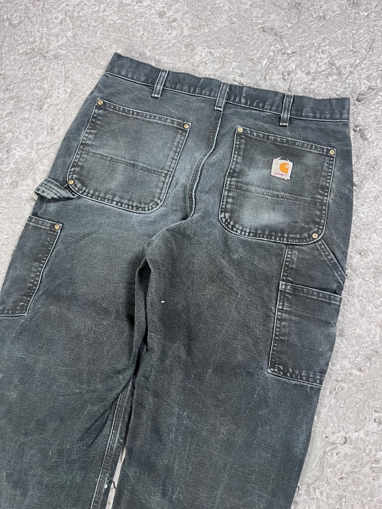 Vintage Carhartt double knee pants black