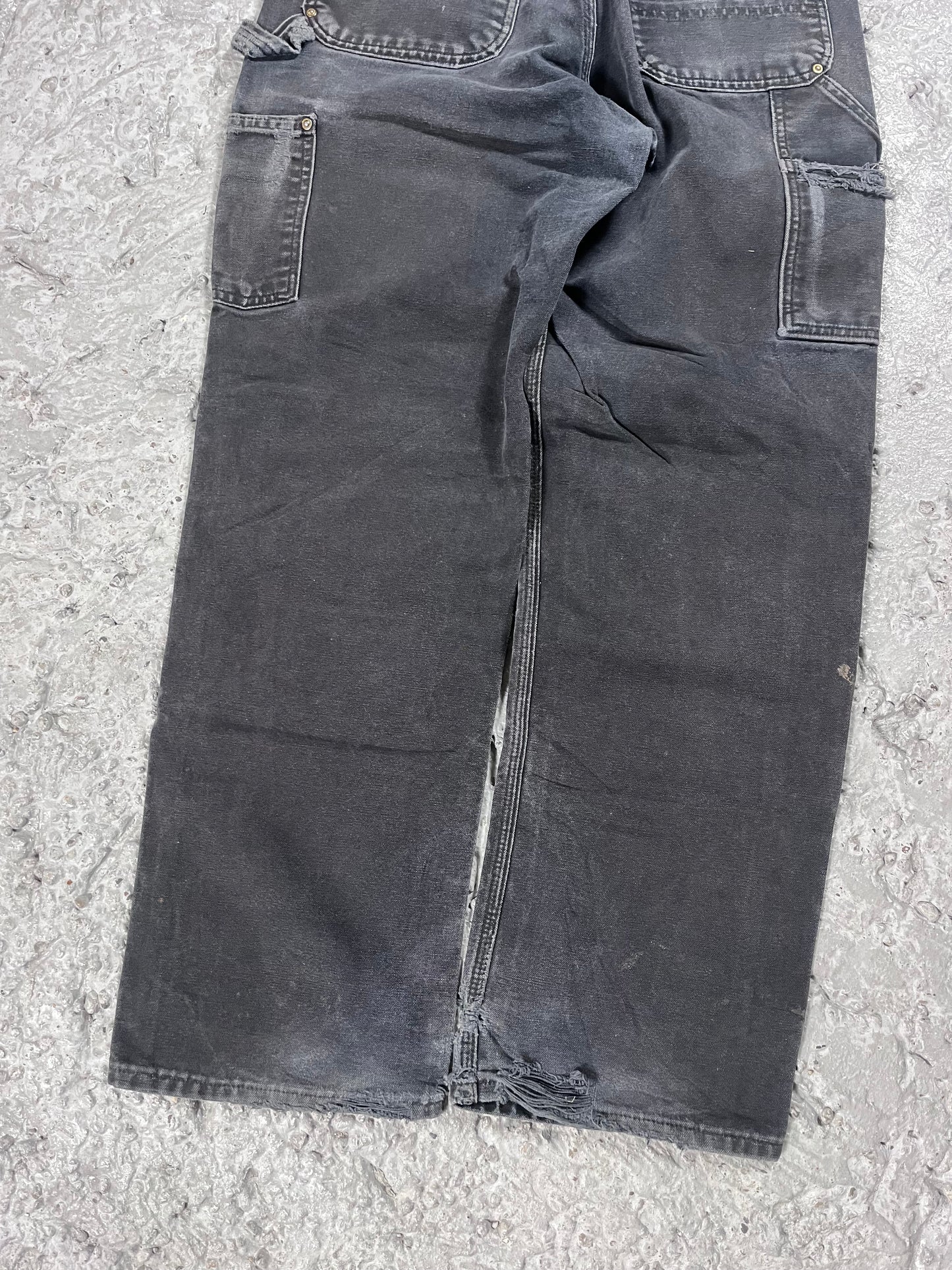 Vintage Carhartt double knee pants usa made black