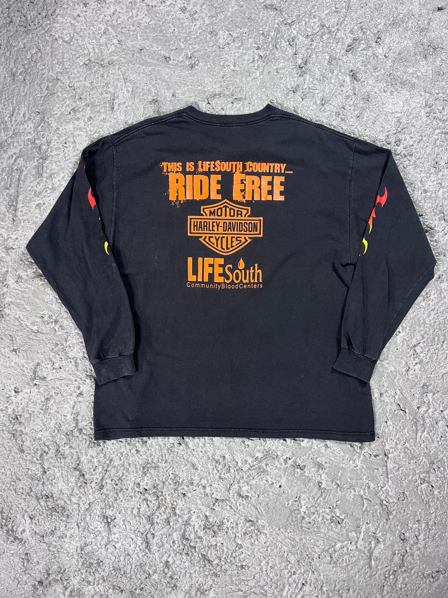 Vintage Harley Davidson Longsleeve black