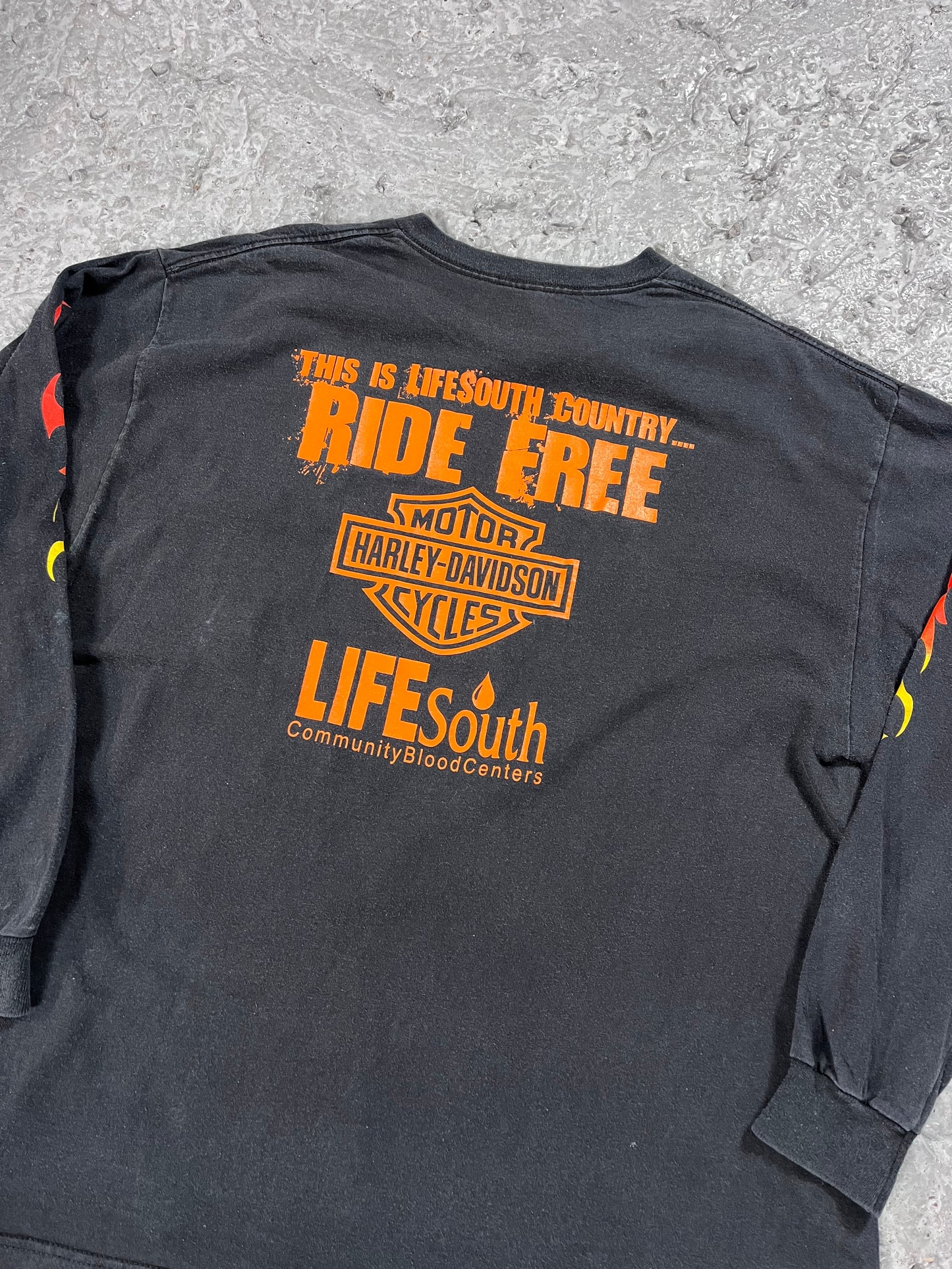 Vintage Harley Davidson Longsleeve black