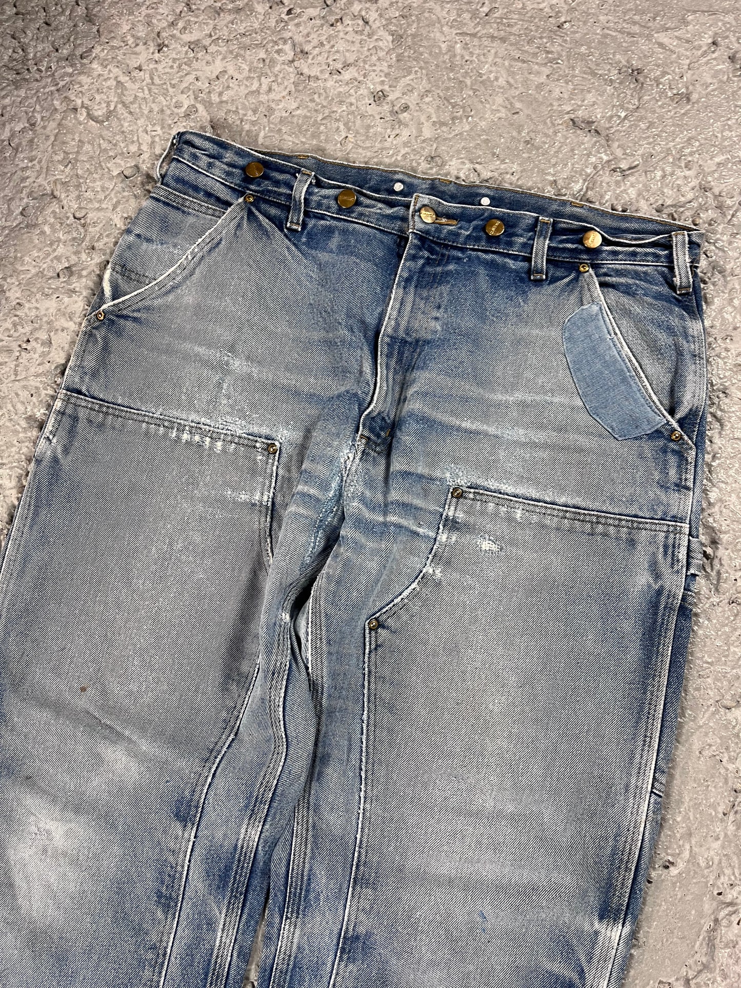 Vintage Carhartt double knee pants denim