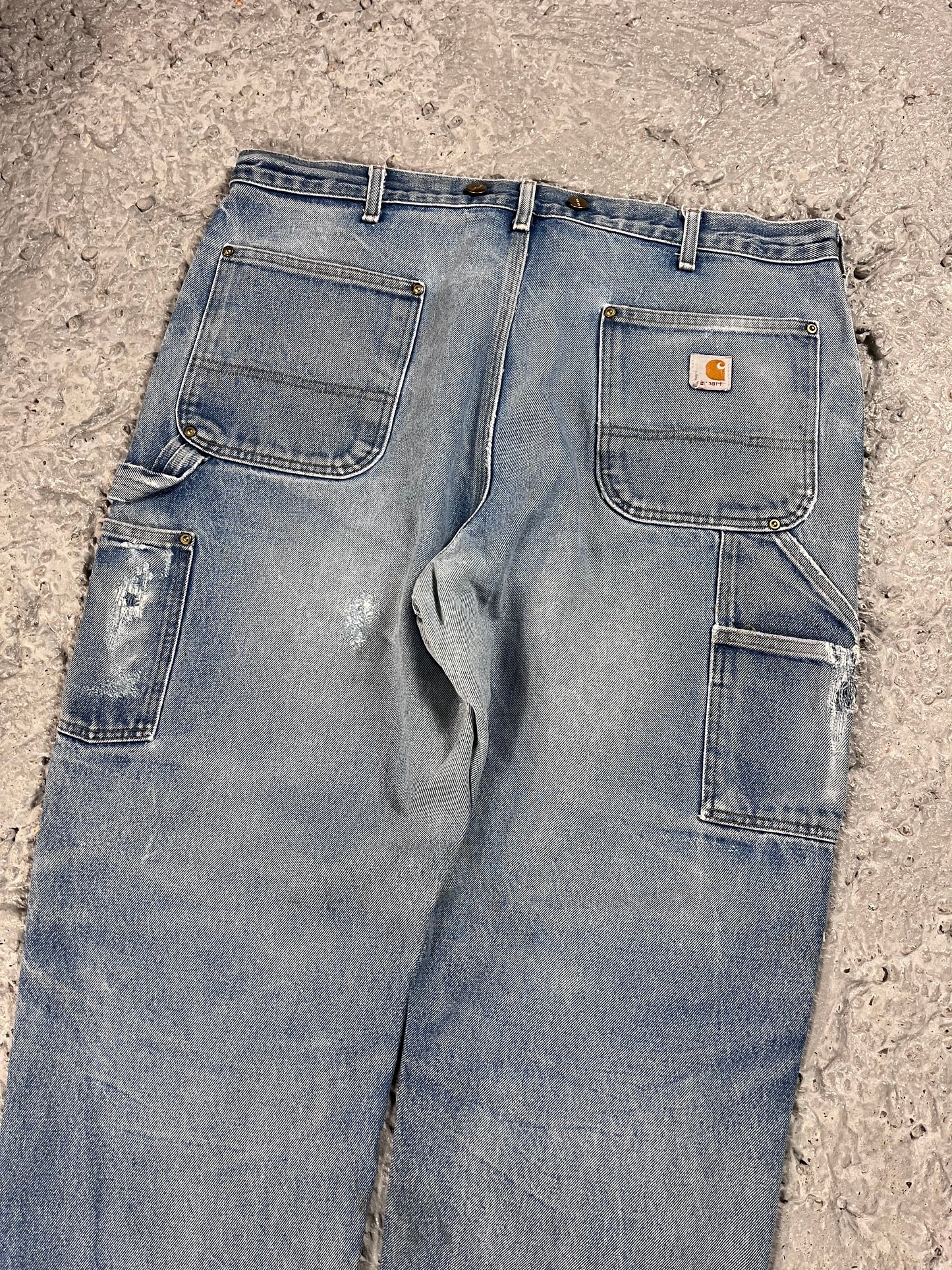 Vintage Carhartt double knee pants denim