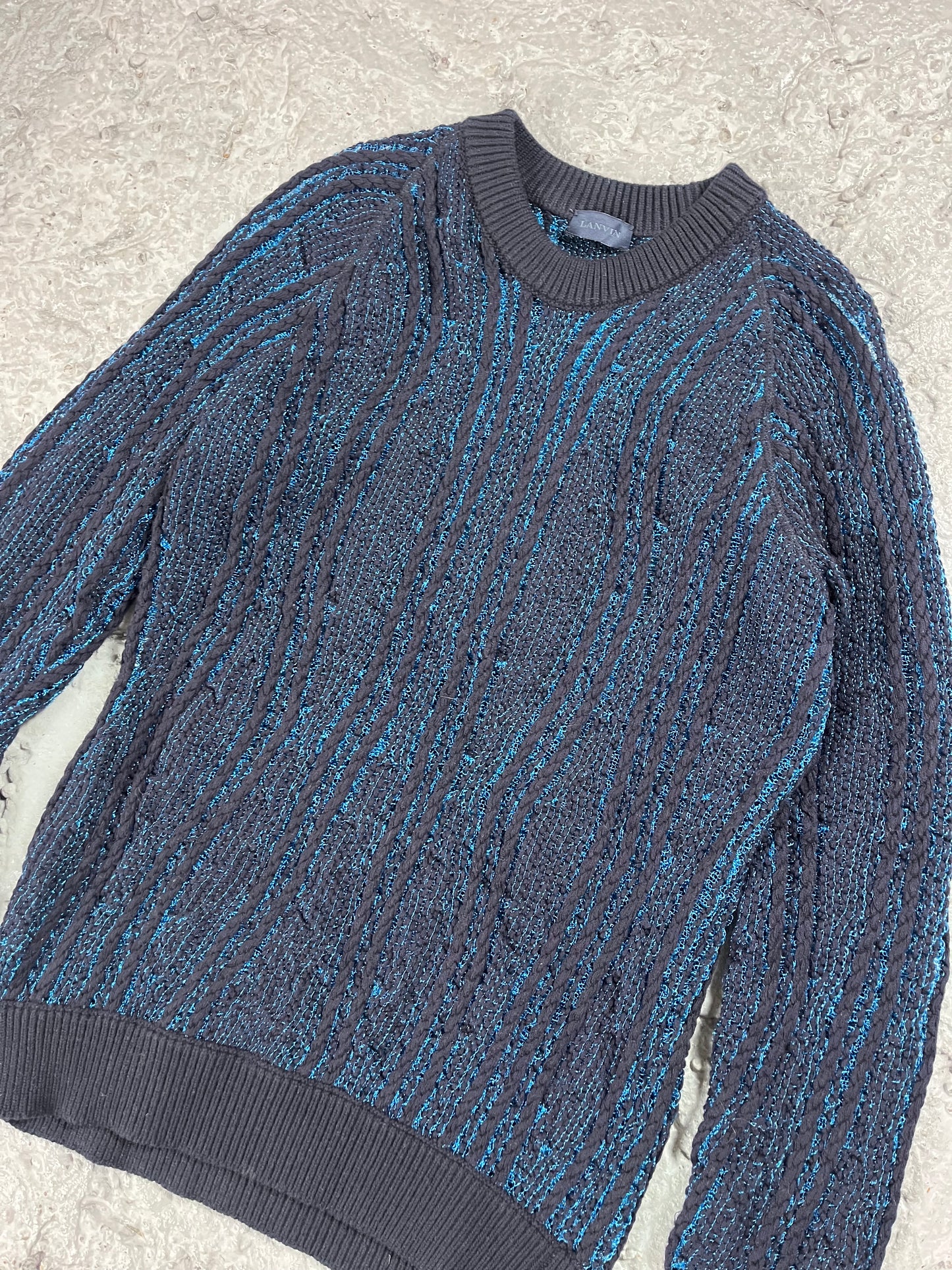 Lanvin sweater crewneck blue