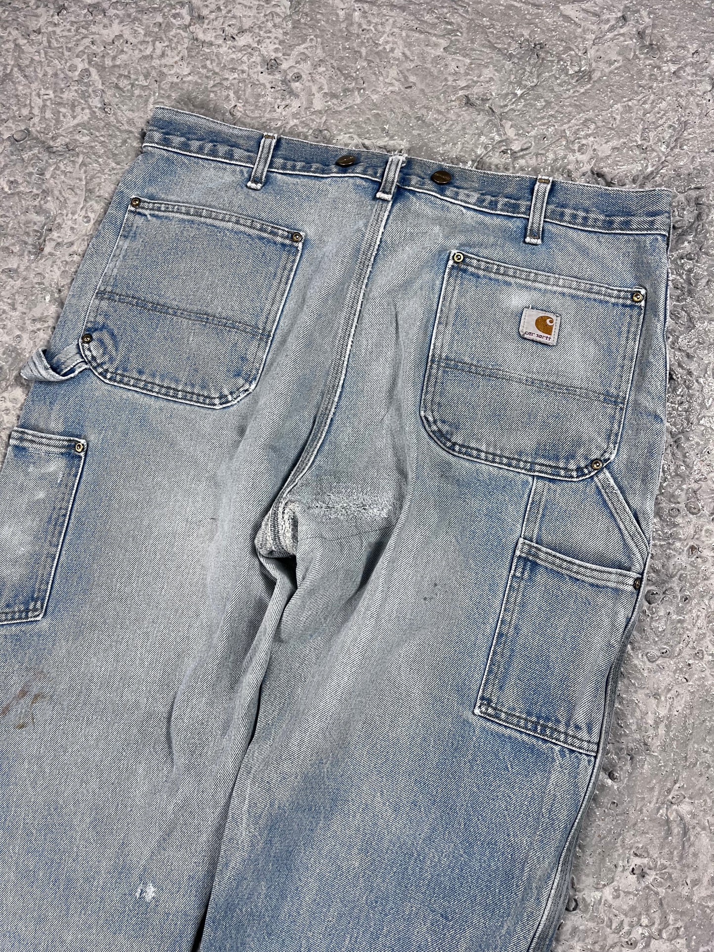 Vintage Carhartt double knee pants denim