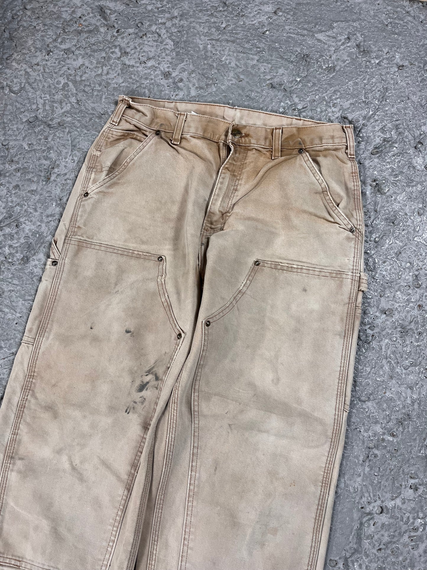 Vintage Carhartt double knee pants beige cream