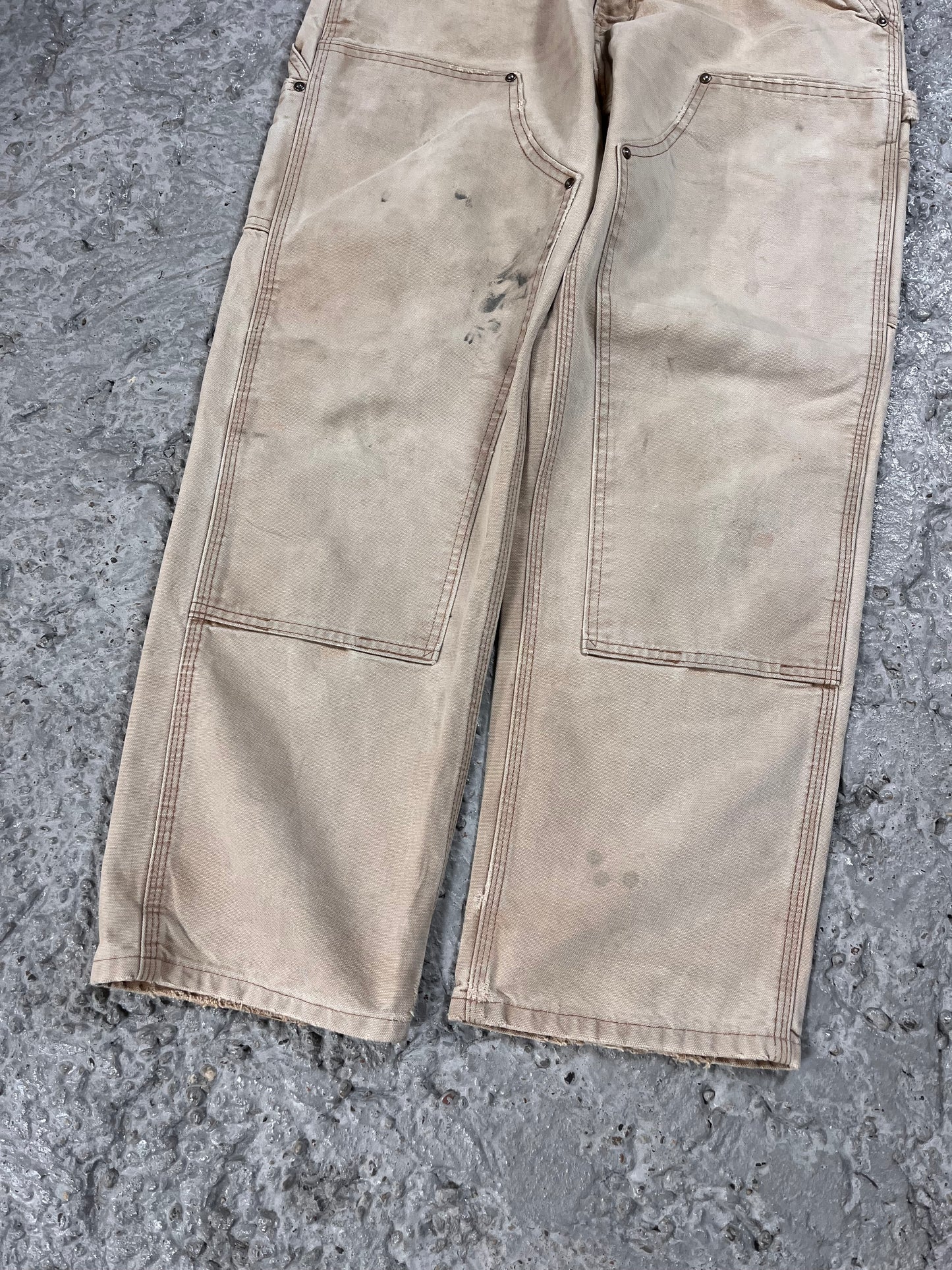 Vintage Carhartt double knee pants beige cream