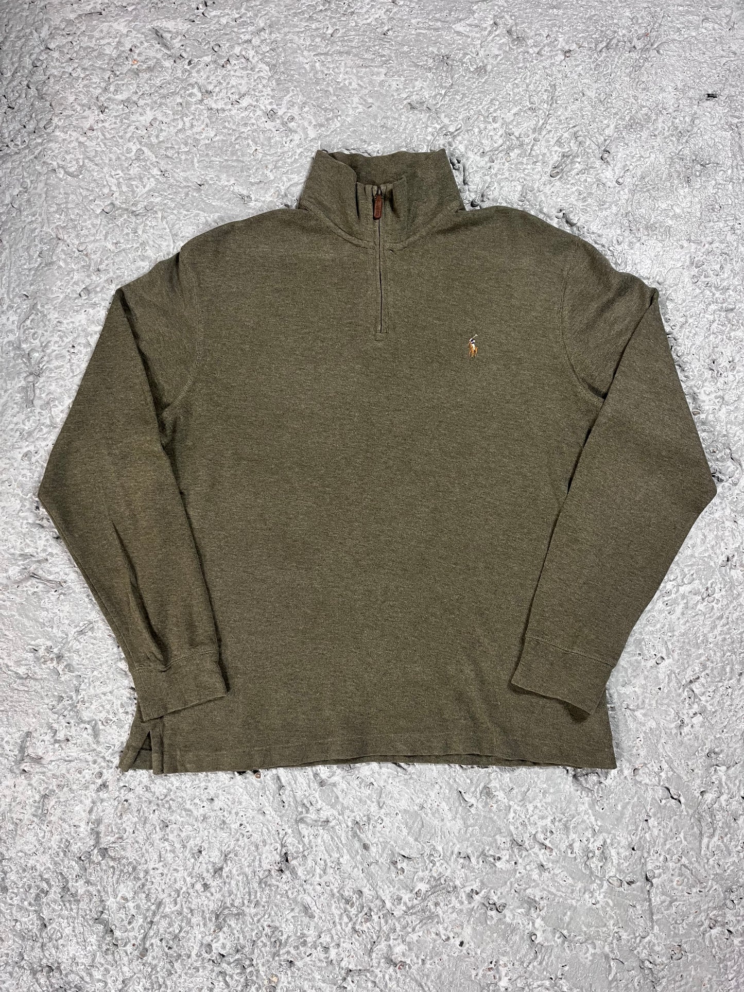 Ralph Lauren quarter zip green