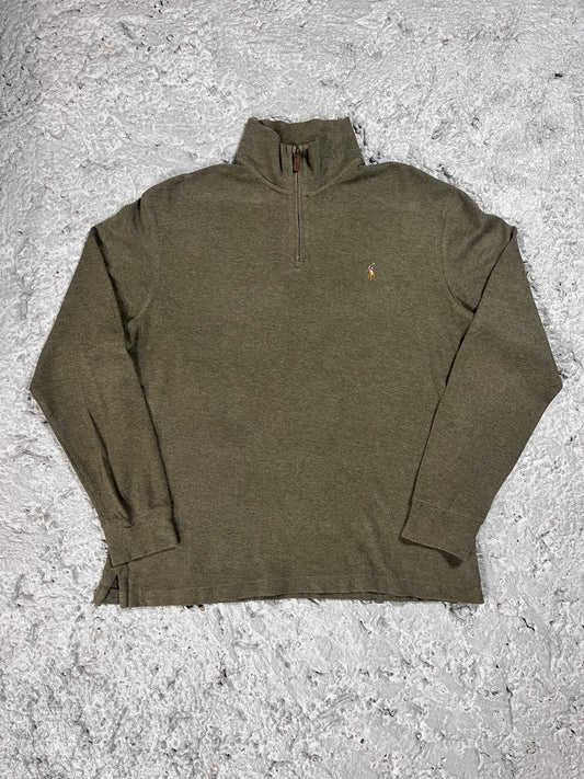 Ralph Lauren quarter zip green