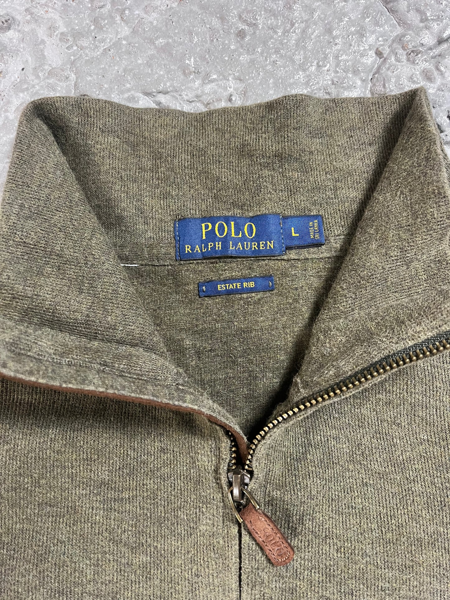Ralph Lauren quarter zip green