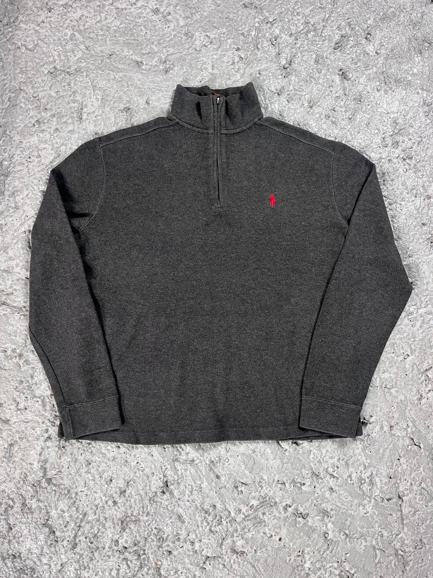 Ralph Lauren quarter zip grey